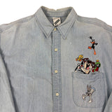 Looney Tunes 90s Graphic Denim Shirt (M)