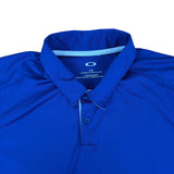 Oakley Y2K Blue Golf Polo Shirt (L)