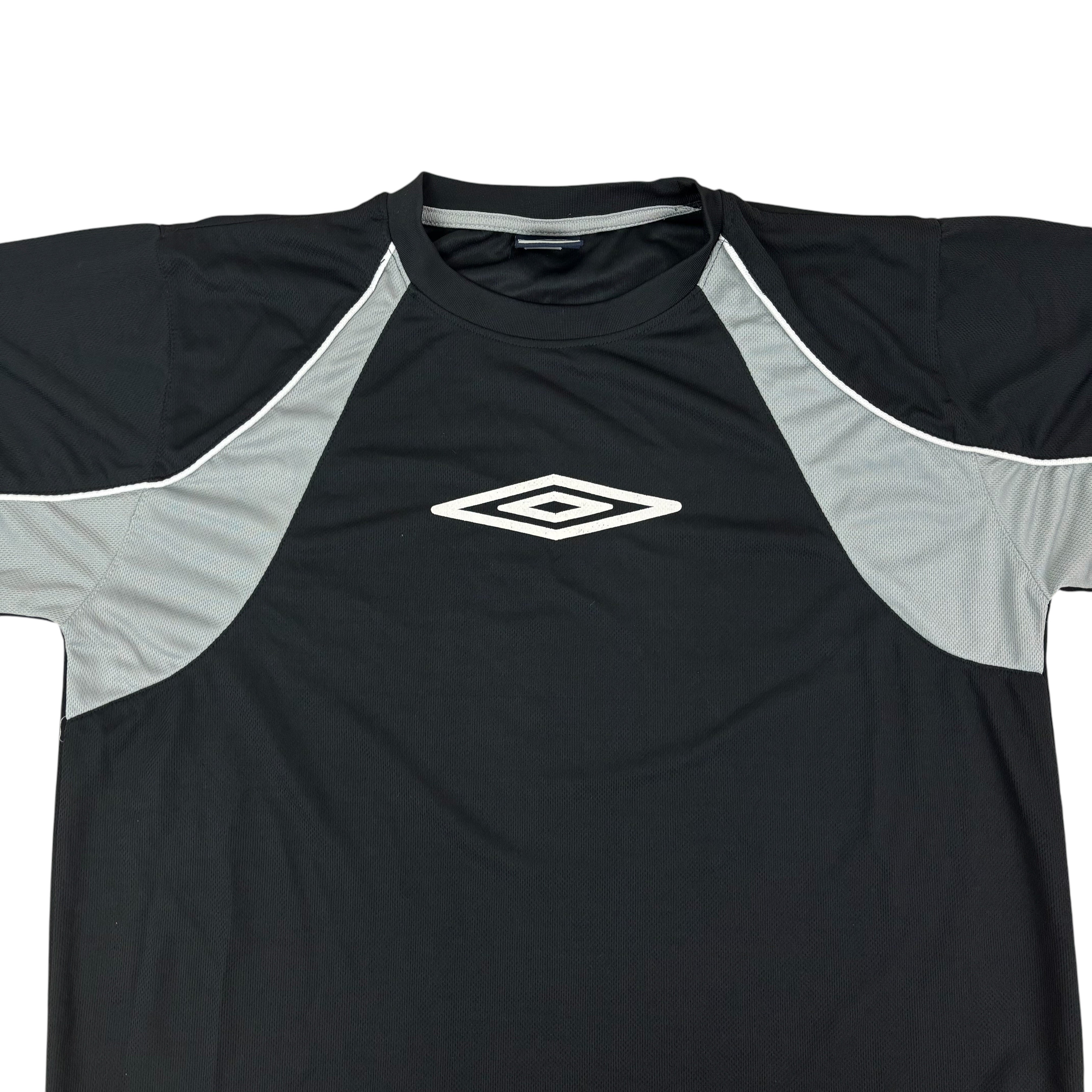 Umbro Black Y2K Logo Tee (S)