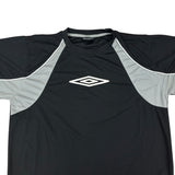 Umbro Black Y2K Logo Tee (S)