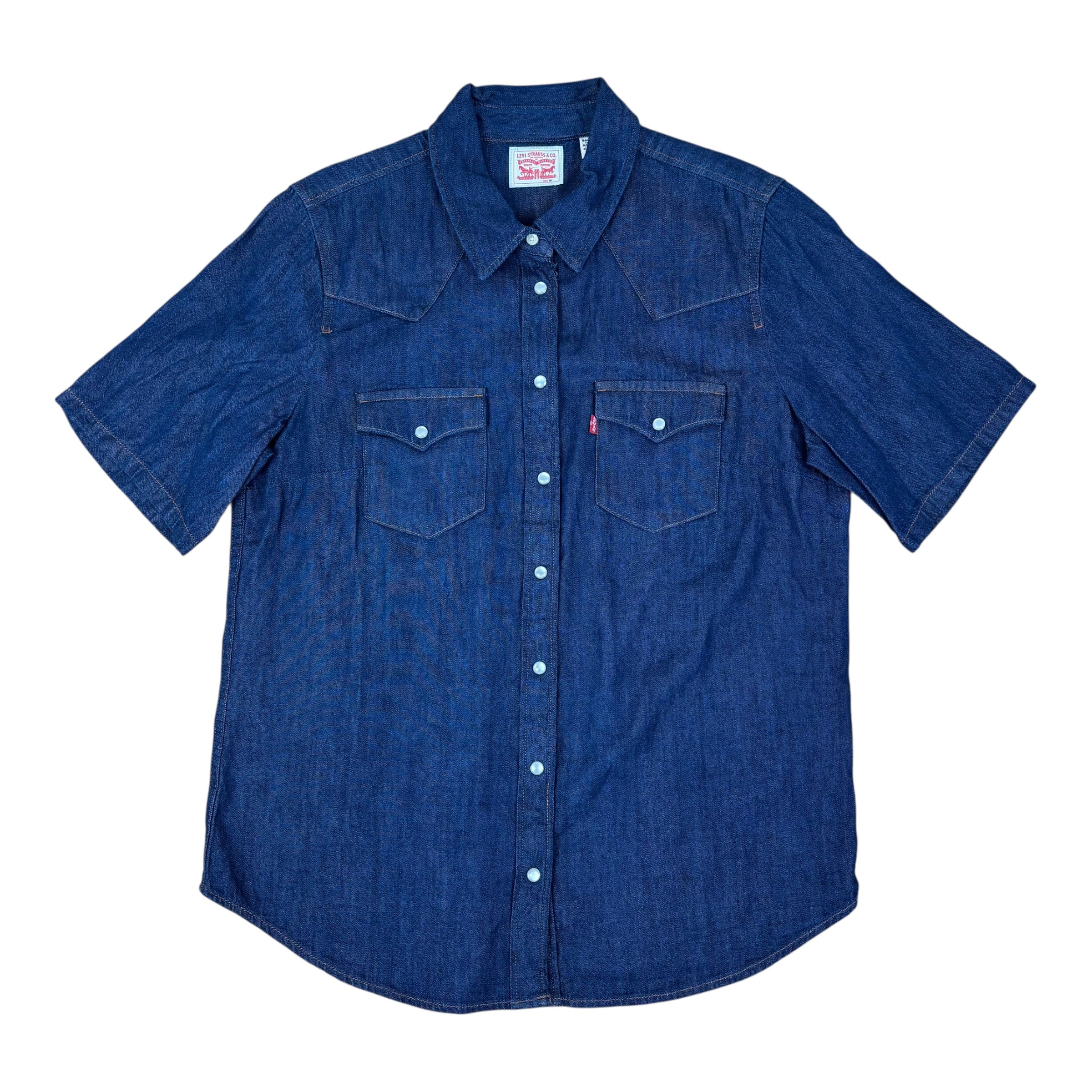 Levi’s Western Denim Pearl Snap Shirt (Women’s M)