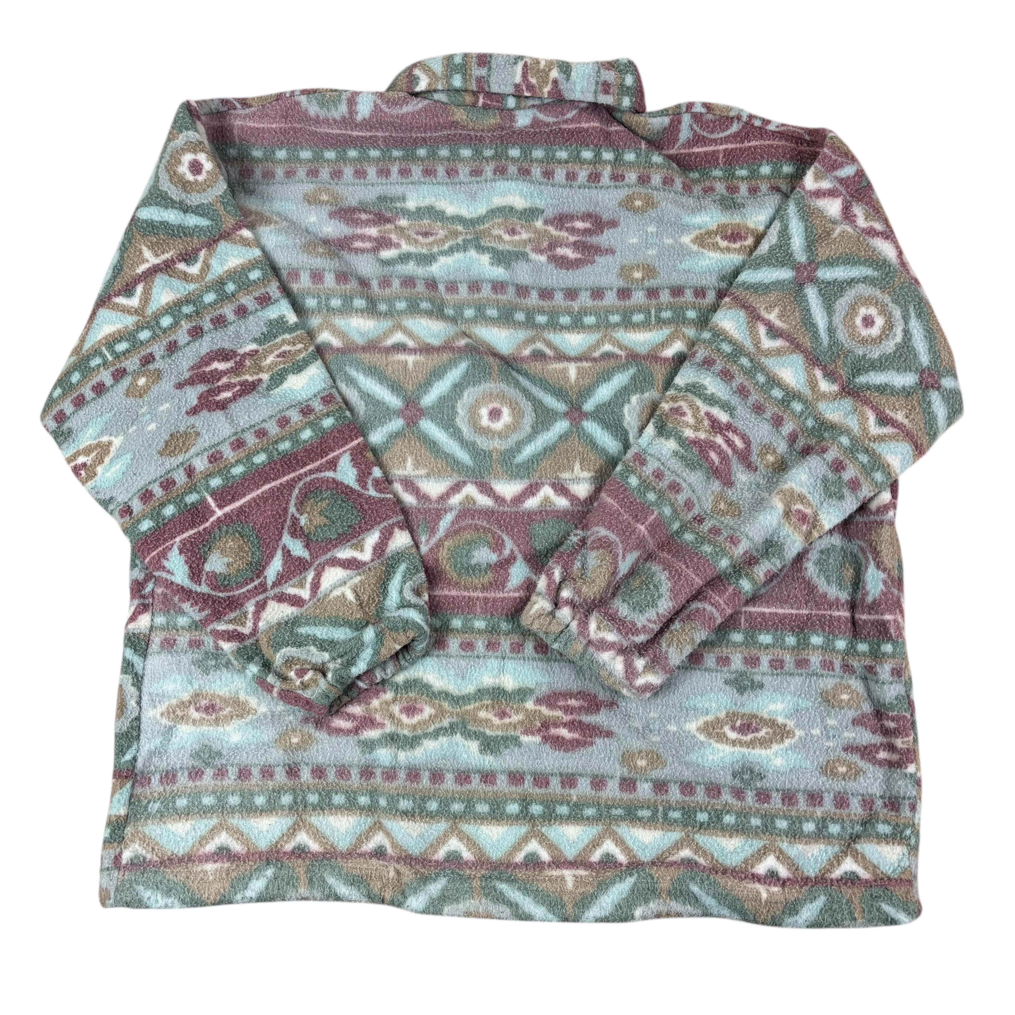Vintage Q-Zip Pattern Fleece (Women’s L)