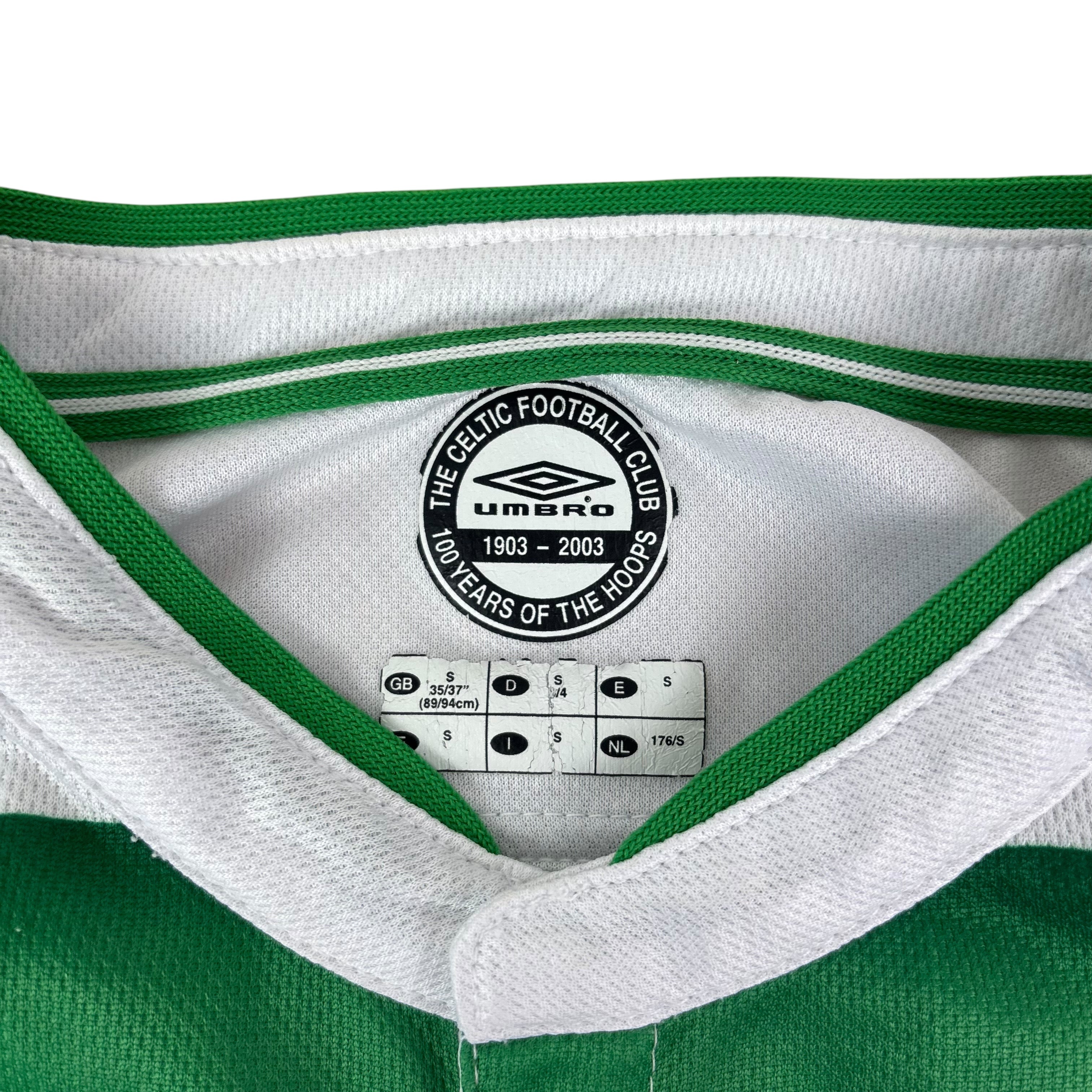 Umbro Celtic FC 2003/04 Home Jersey (S)