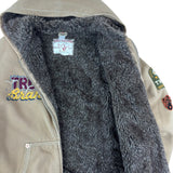 True Religion Y2K Contrast Stitch Faux-Fur Lined Hoodie (XL)