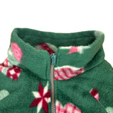 Vintage Green Winter Pattern Fleece (Women’s L)
