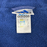 Adidas Y2K Navy Fleece-Lined Q-Zip Jacket (S)