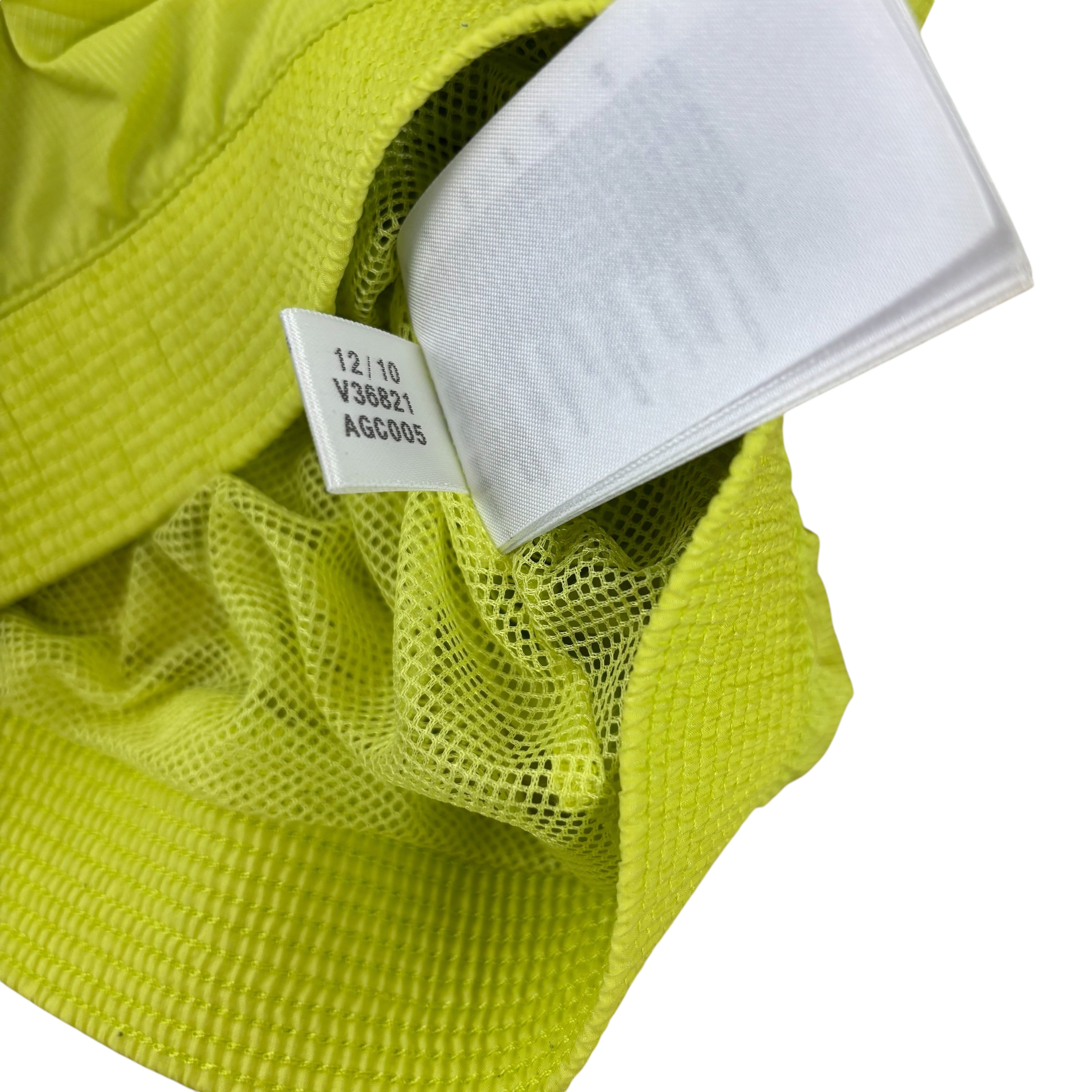 Adidas Y2K Lime Green Logo Windbreaker (S)