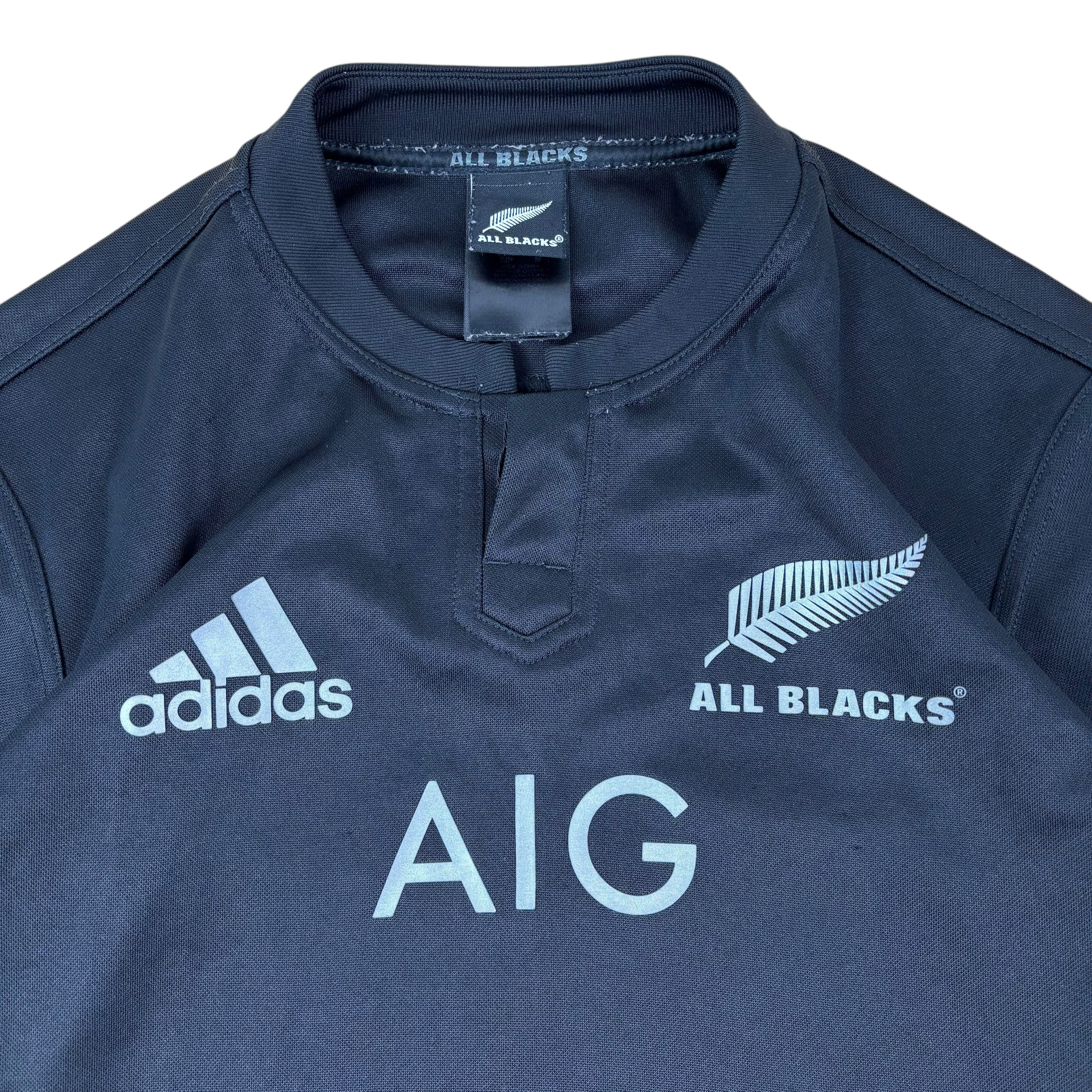 Adidas All Blacks New Zealand Rugby 2014/15 Home Jersey (S)