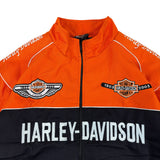 Harley Davidson 100 Year Anniversary 2003 Orange Racing Jacket (M-XL)