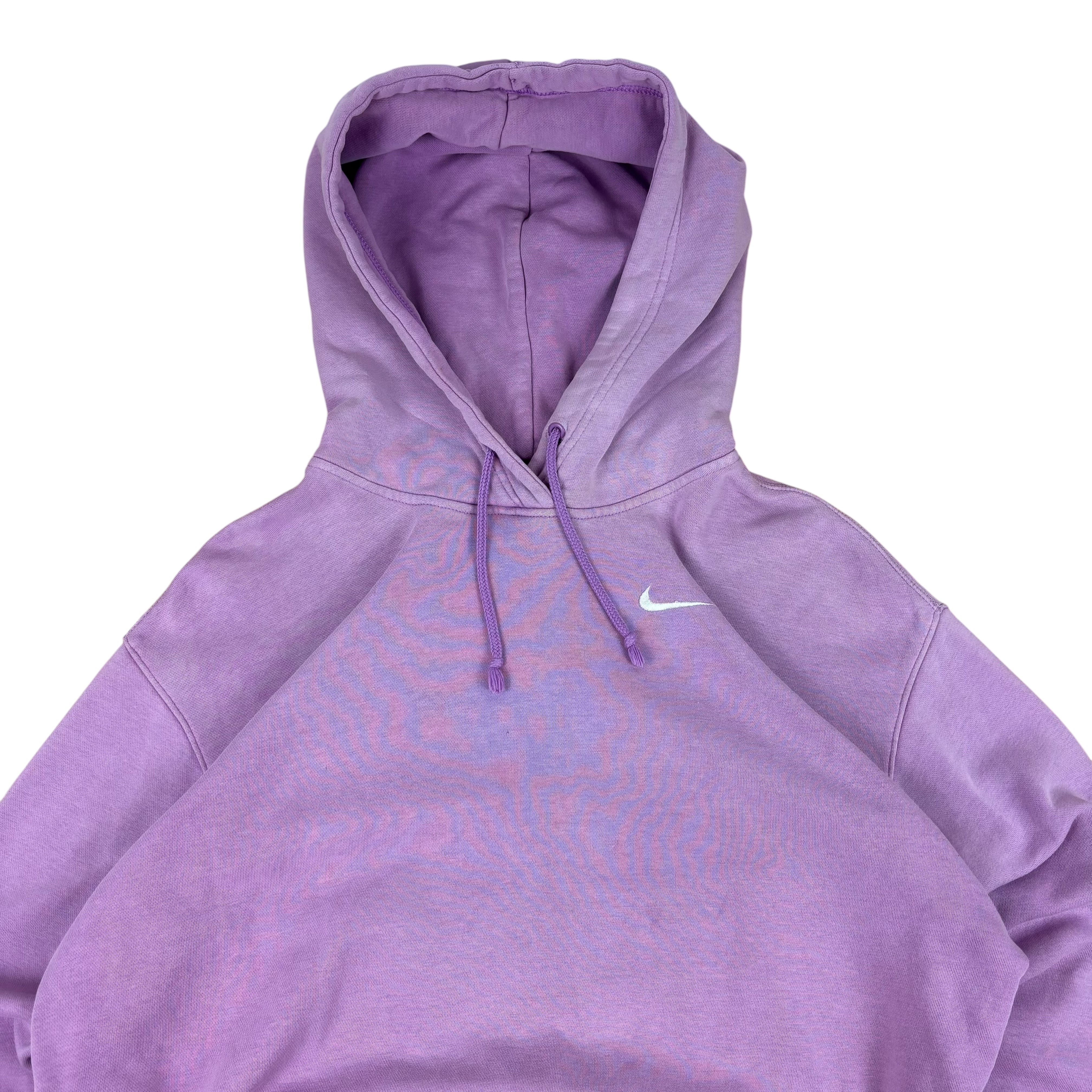 Nike Pink Oversized Logo Hoodie (Women’s S)