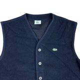 Lacoste 90s Navy Fleece Gilet (Women’s L)