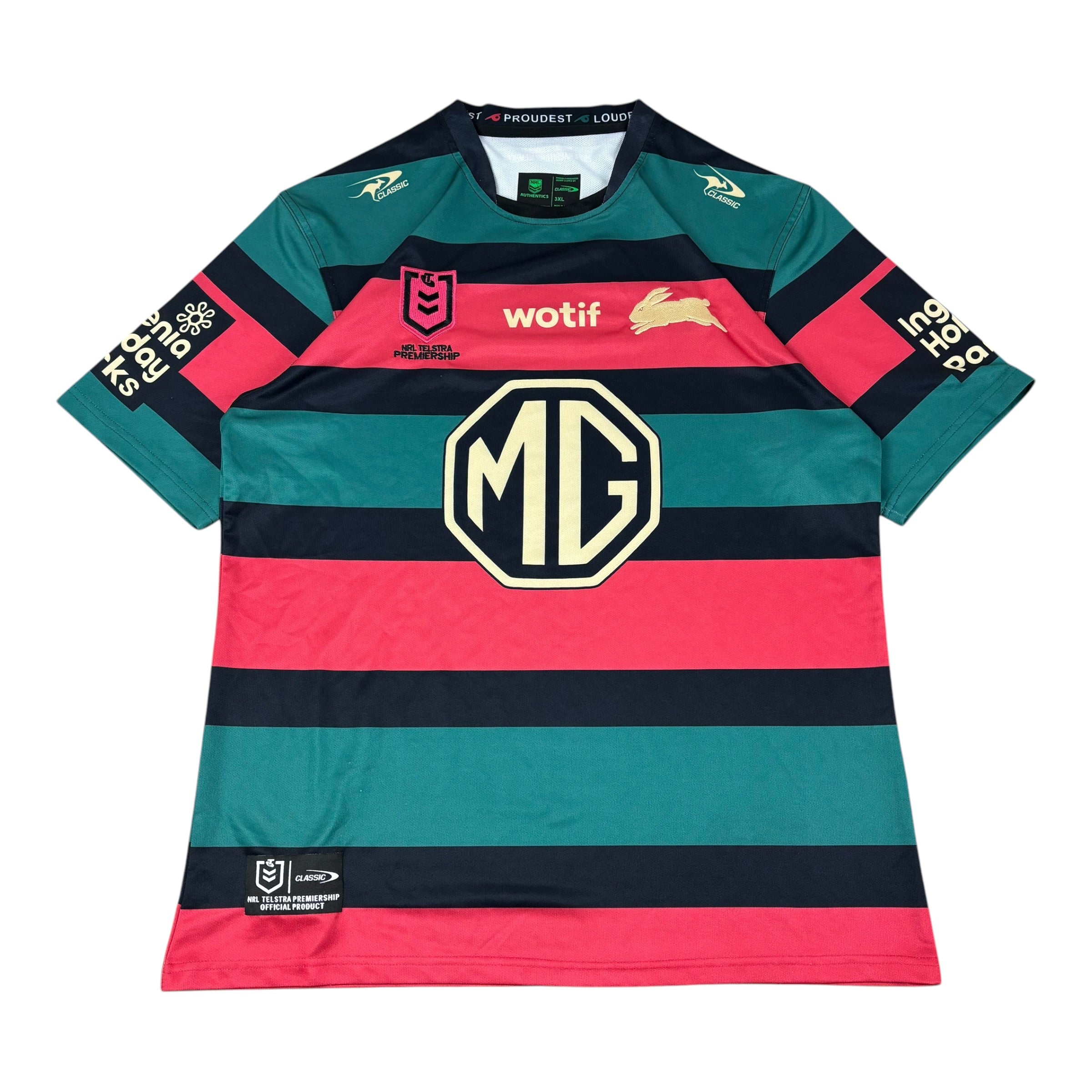 NRL Authentics South Sydney Rabbitohs 2025 Members Jersey (3XL)
