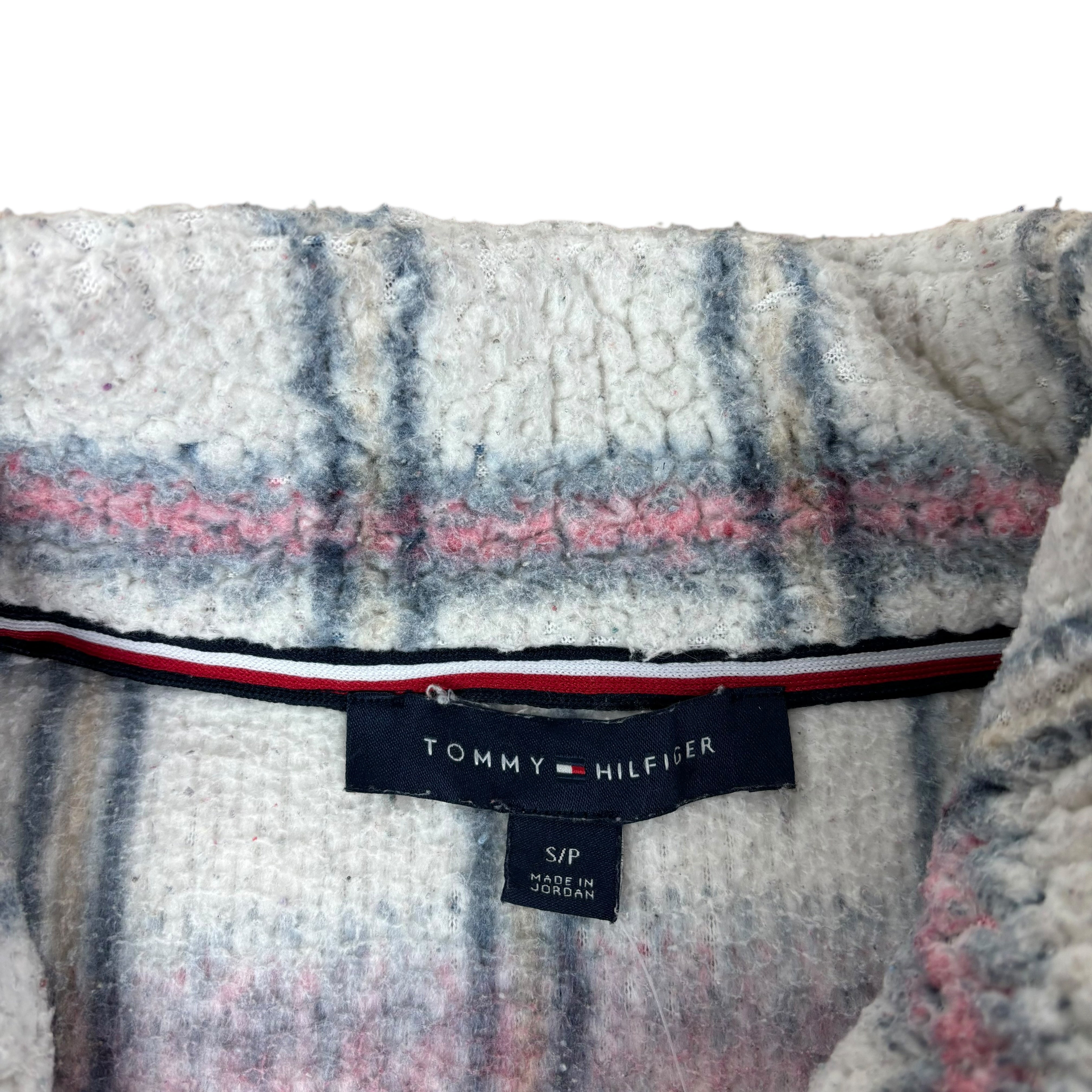 Tommy Hilfiger Pink Plaid Fleece (Women’s S)