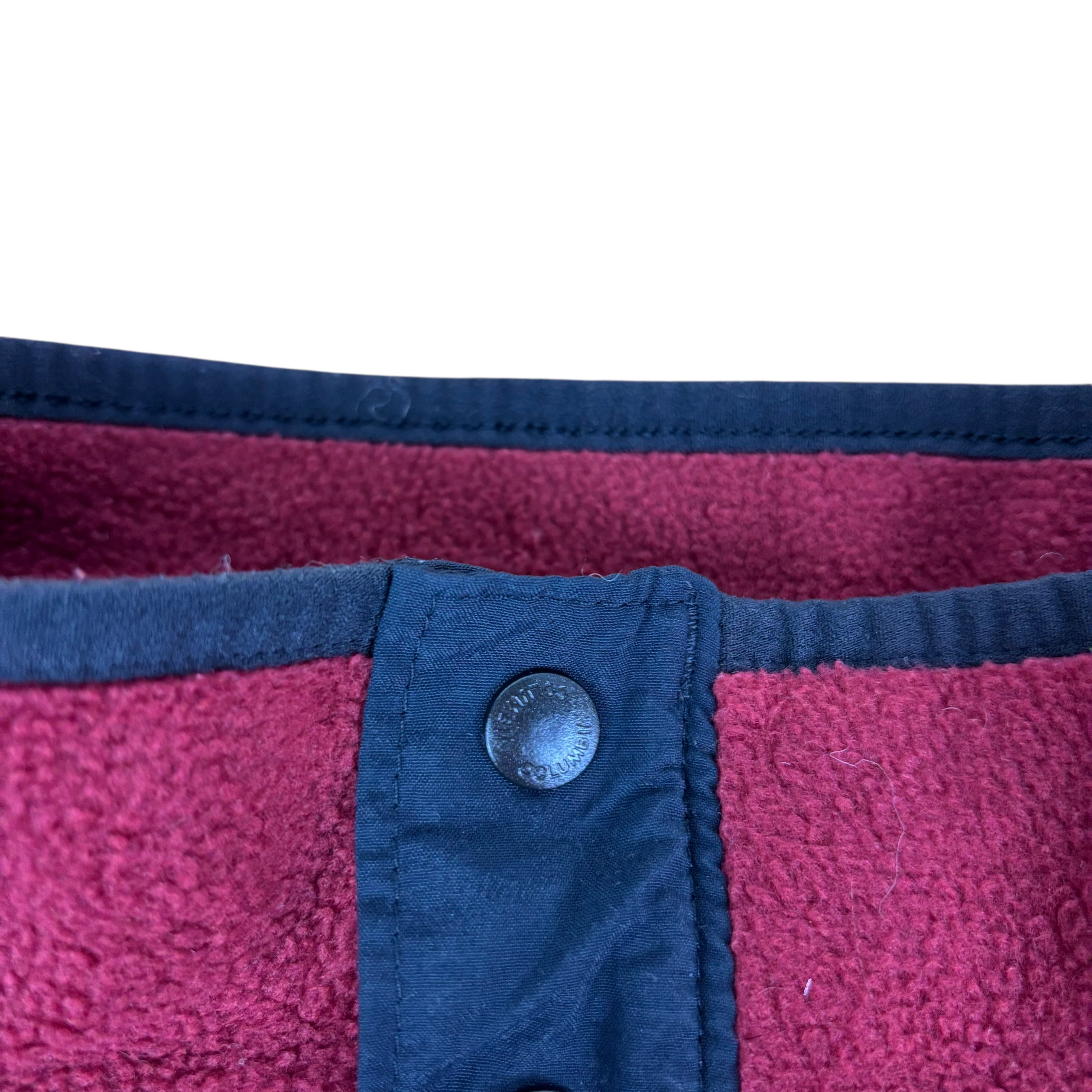 Columbia Red T-Snap Fleece (Women’s L)