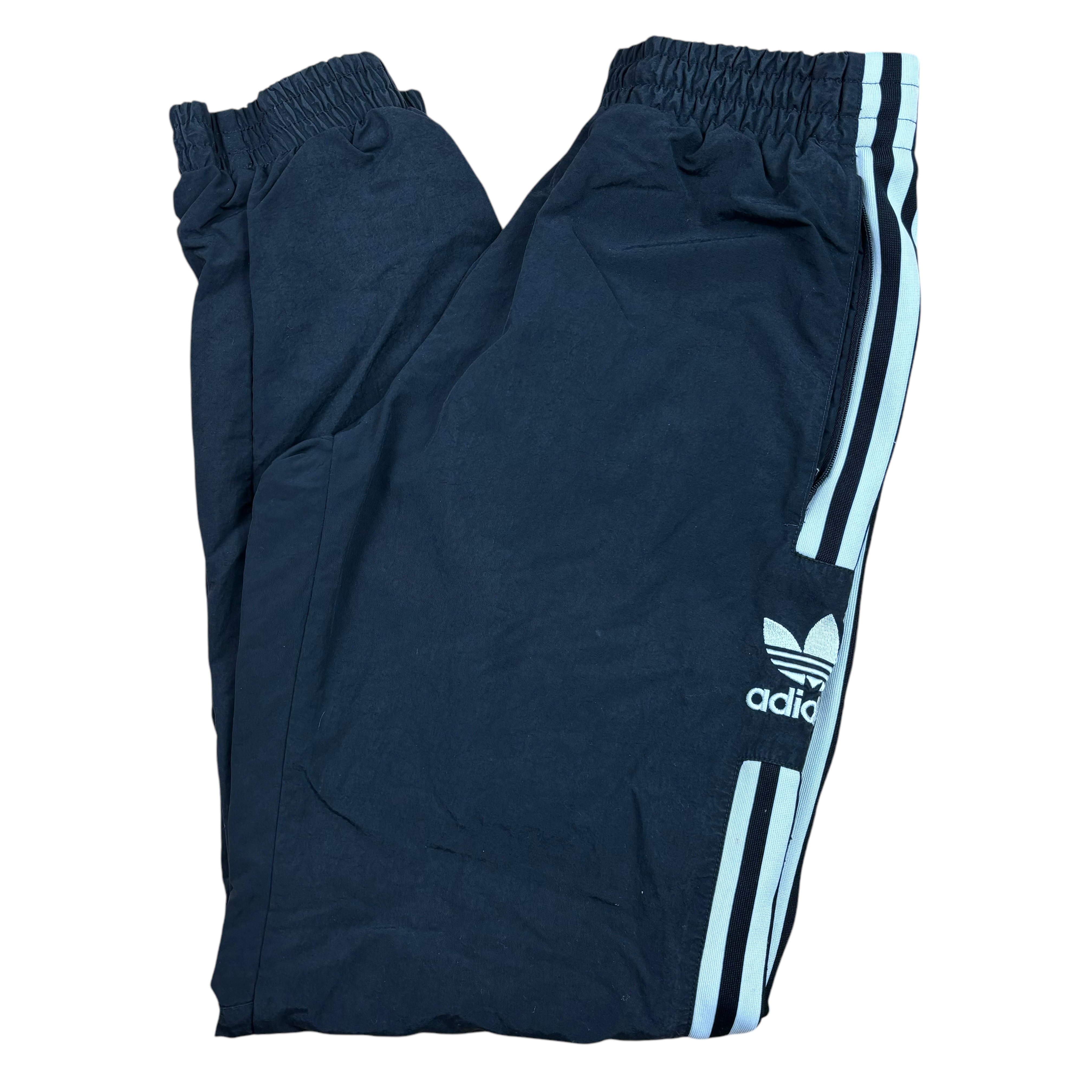 Adidas Black Trefoil Track Pants (XS)