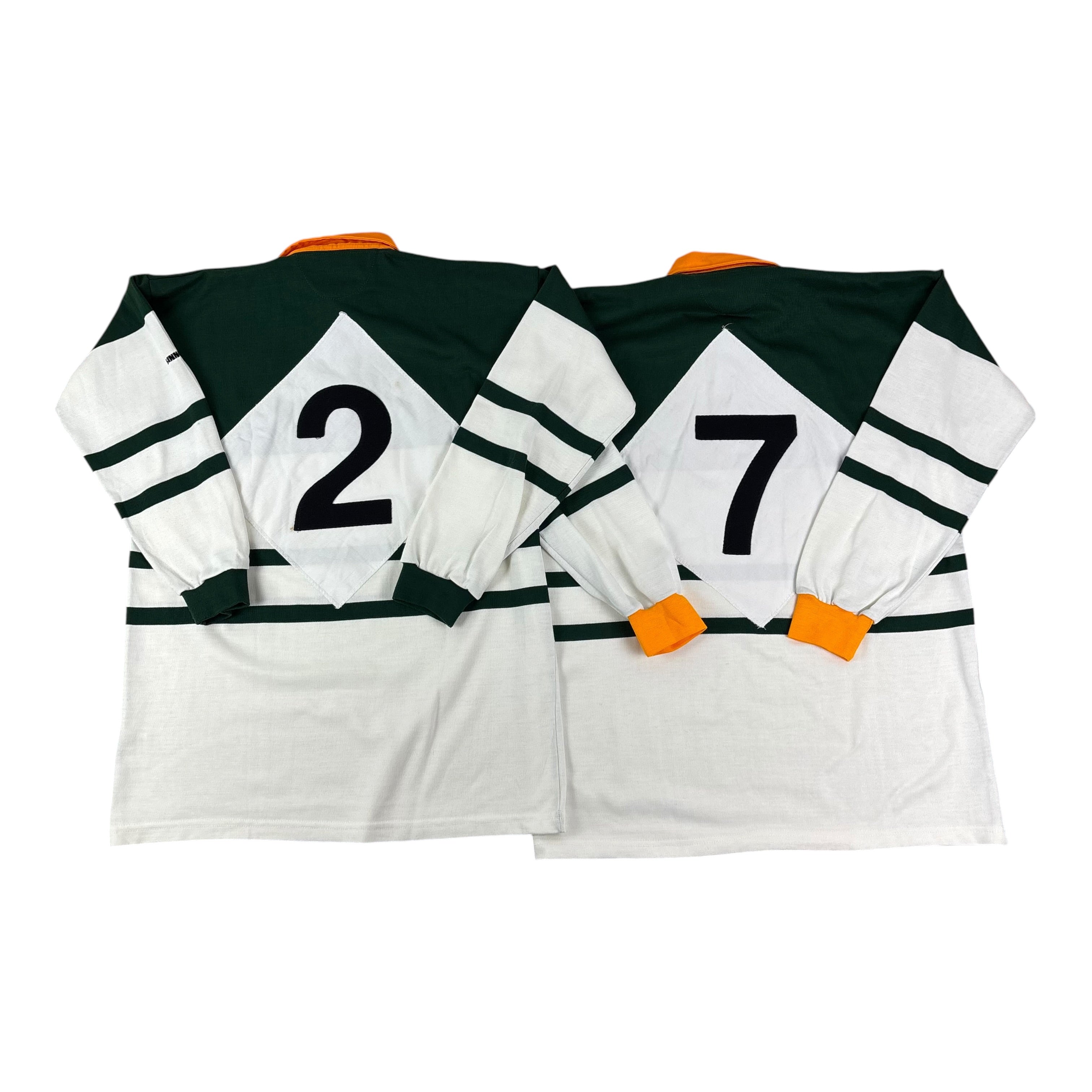 2x O’Neills Glenstal Abbey 1999 Australian Tour No.2 & No.7 LS Jerseys (XL)