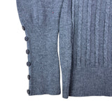 Polo Ralph Lauren Grey Knitted Sweater (Women’s L)