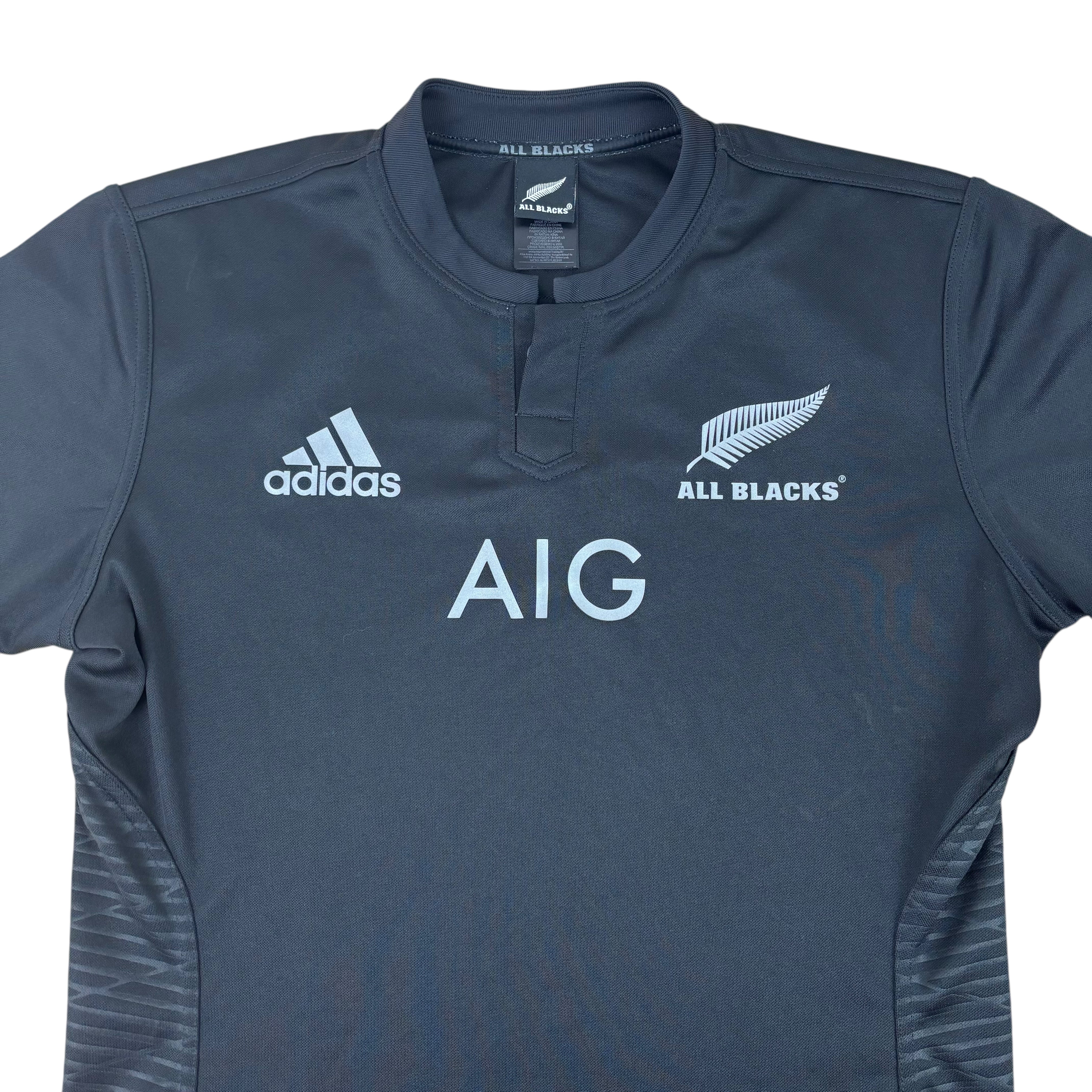 Adidas New Zealand All Blacks Rugby 2015/16 Home Jersey (S)