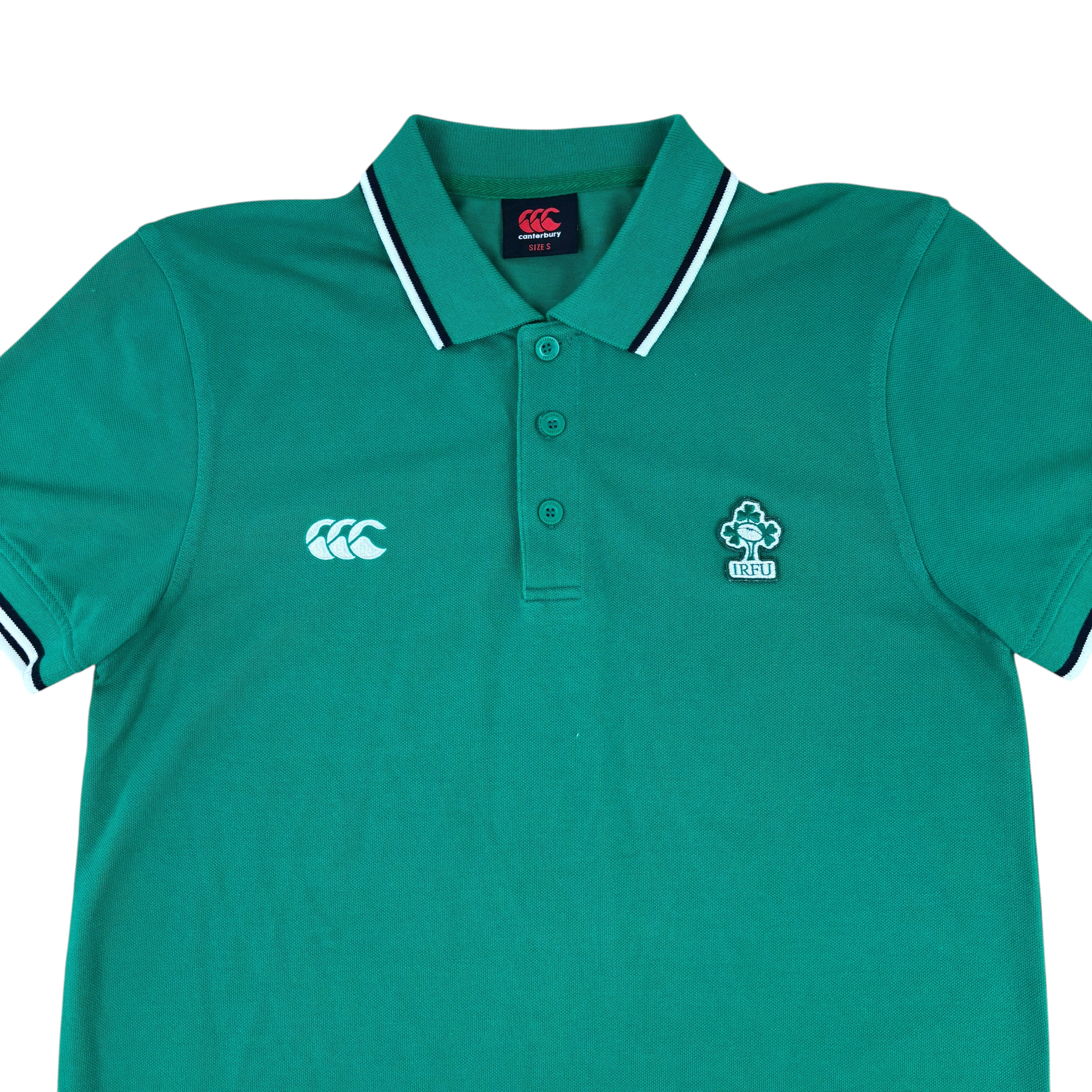 Canterbury IRFU Ireland Rugby 2014/16 Polo Shirt (S)