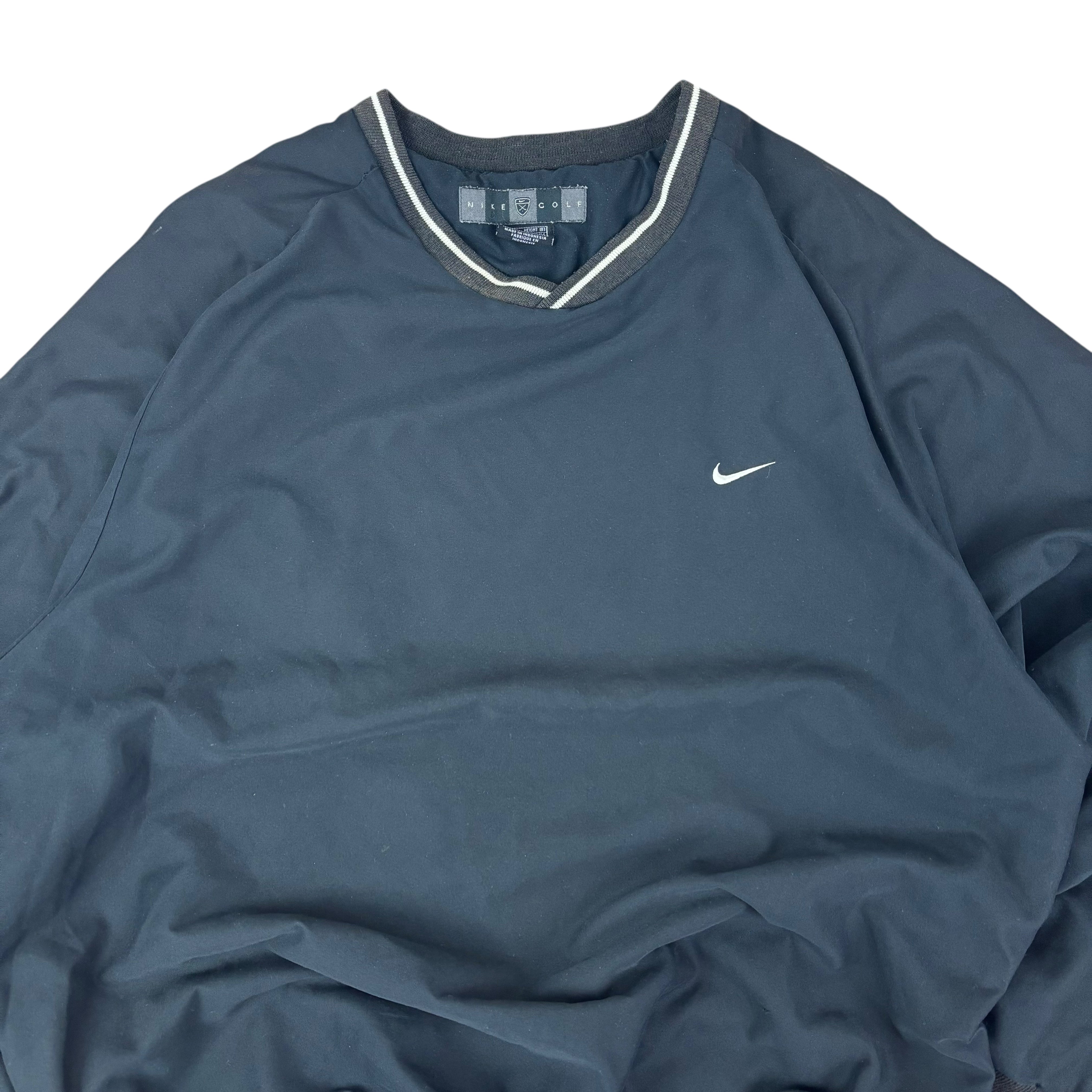 Nike Golf Y2K Black Pull-Over Windbreaker (L)