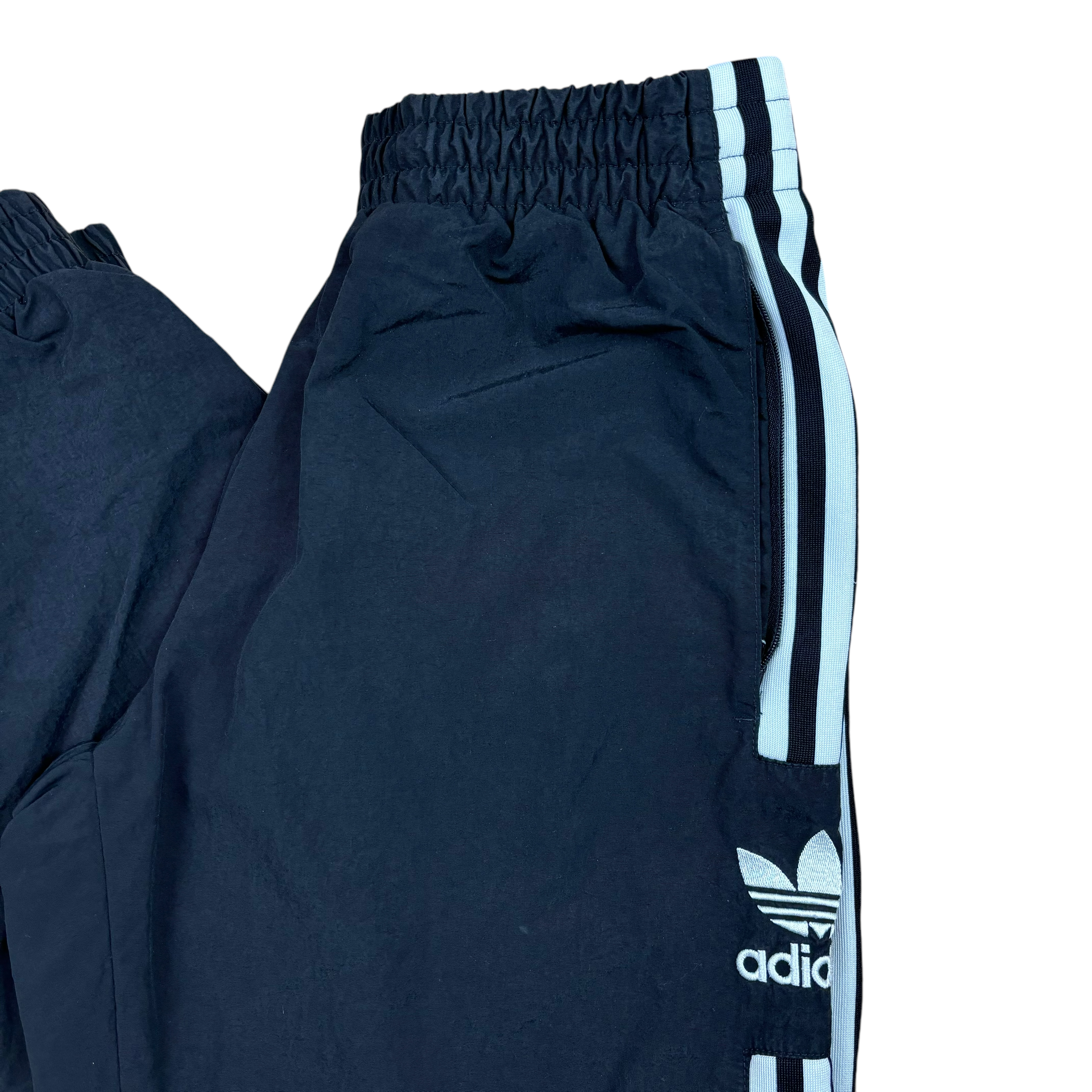 Adidas Black Trefoil Track Pants (XS)