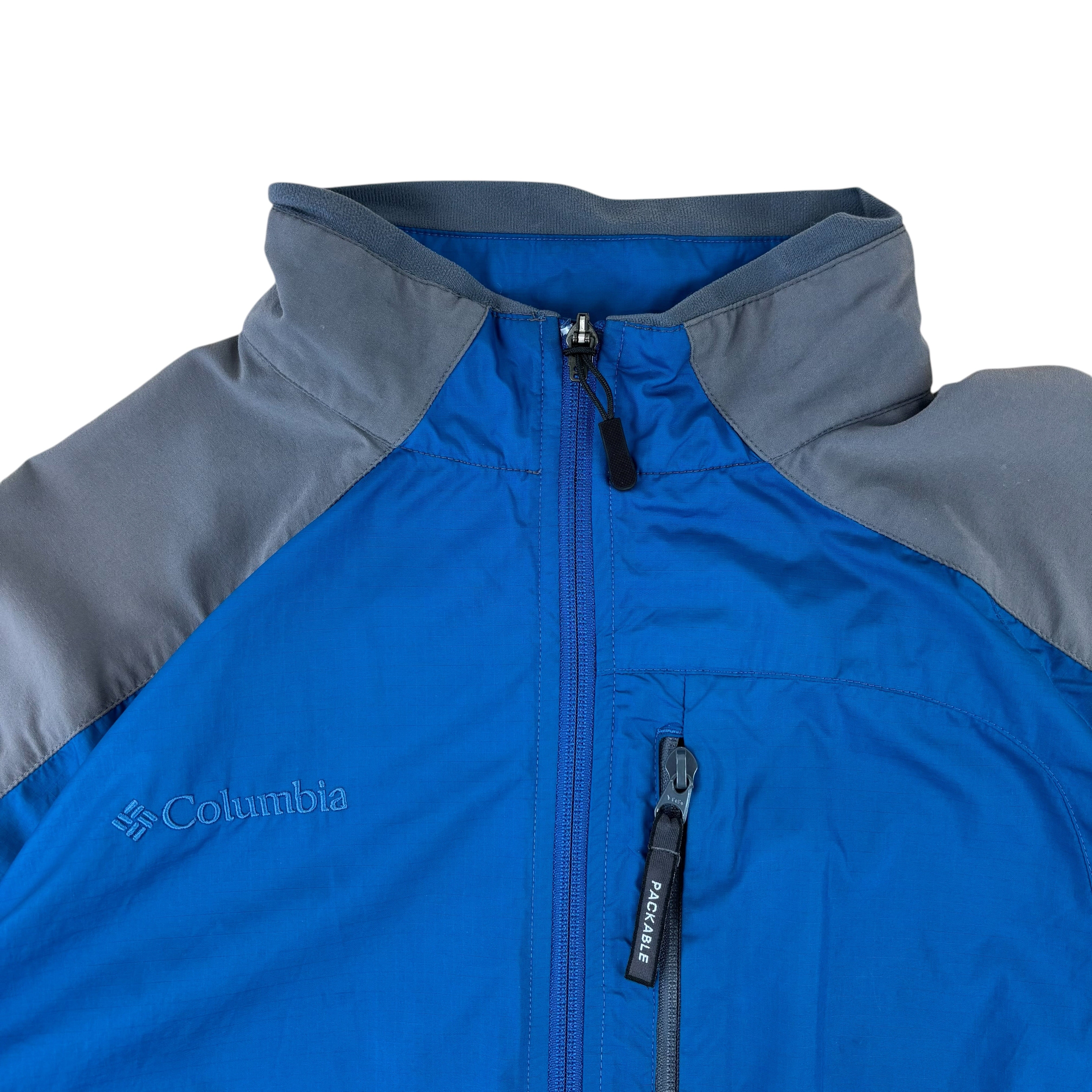 Columbia Blue Titanium Windbreaker (L)