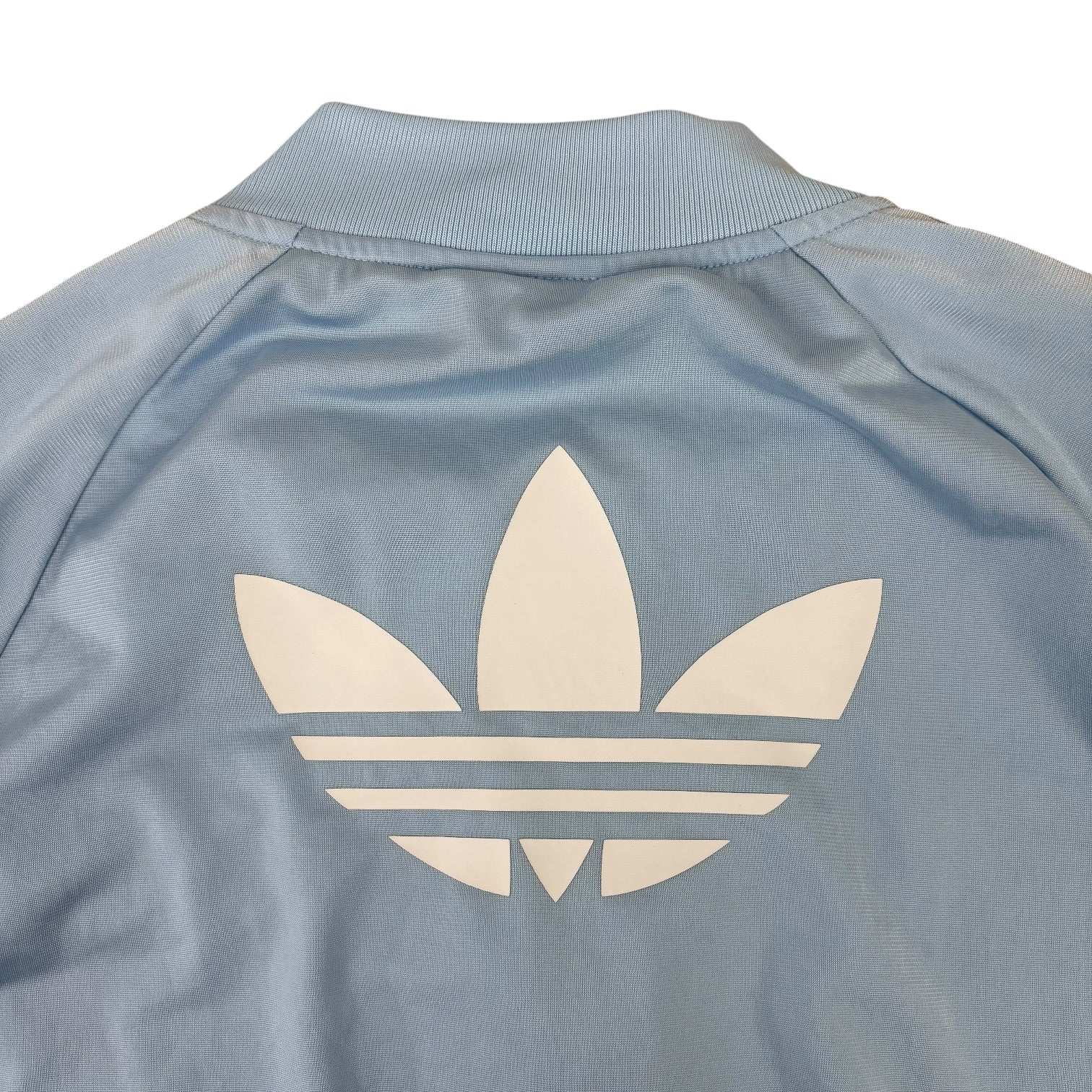 Adidas Baby Blue Bomber Track Jacket (Women’s S)