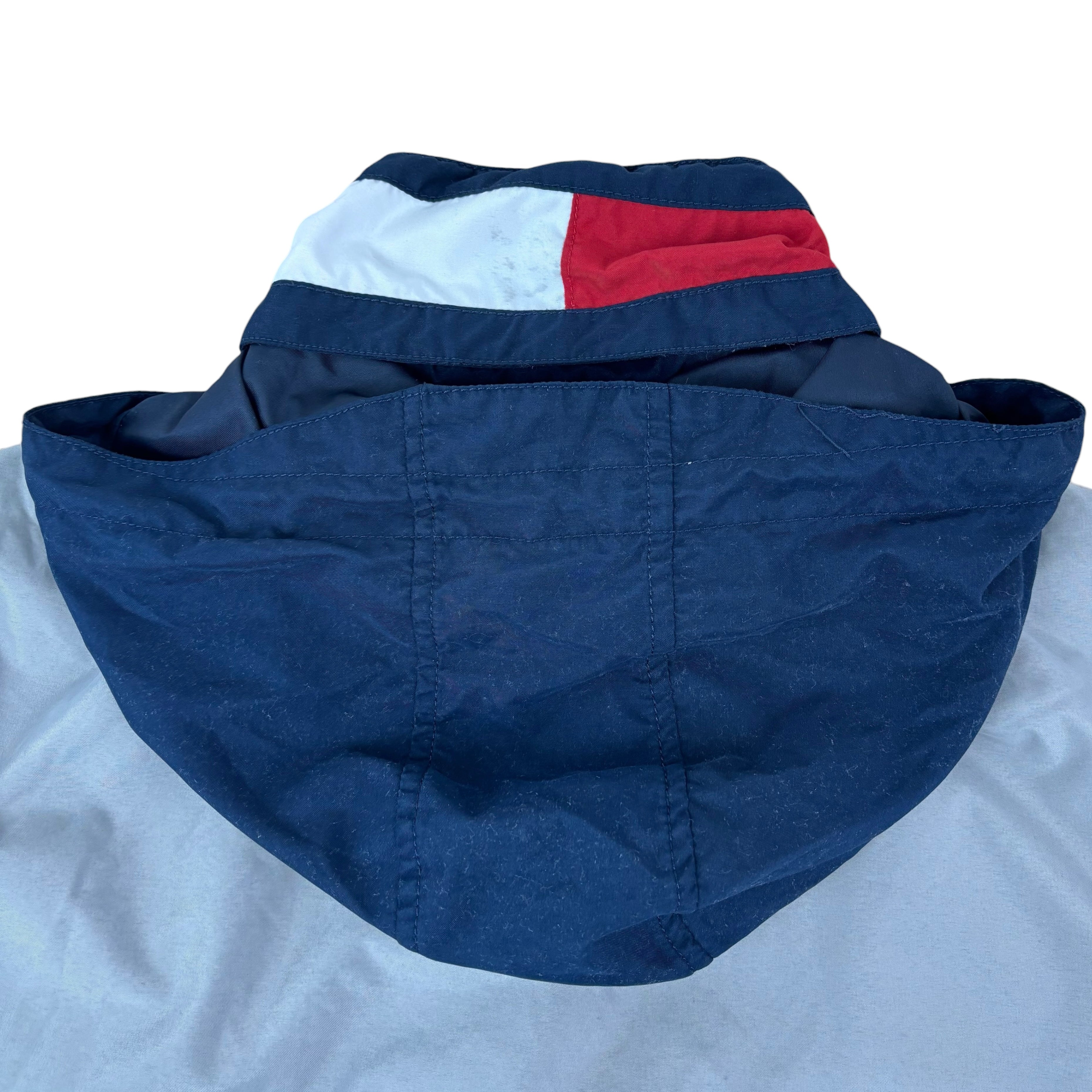 Tommy Hilfiger Grey Y2K Logo Windbreaker (L)