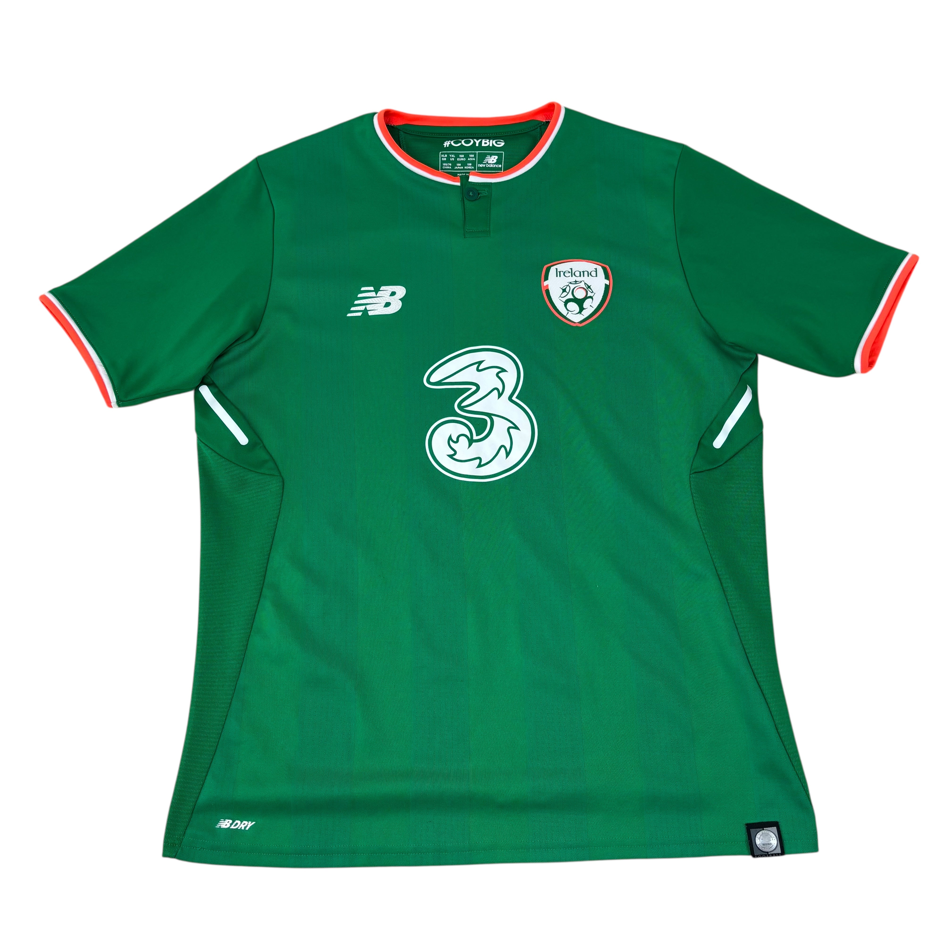 New Balance Ireland National Team 2017/18 Home Jersey (Youth XL)