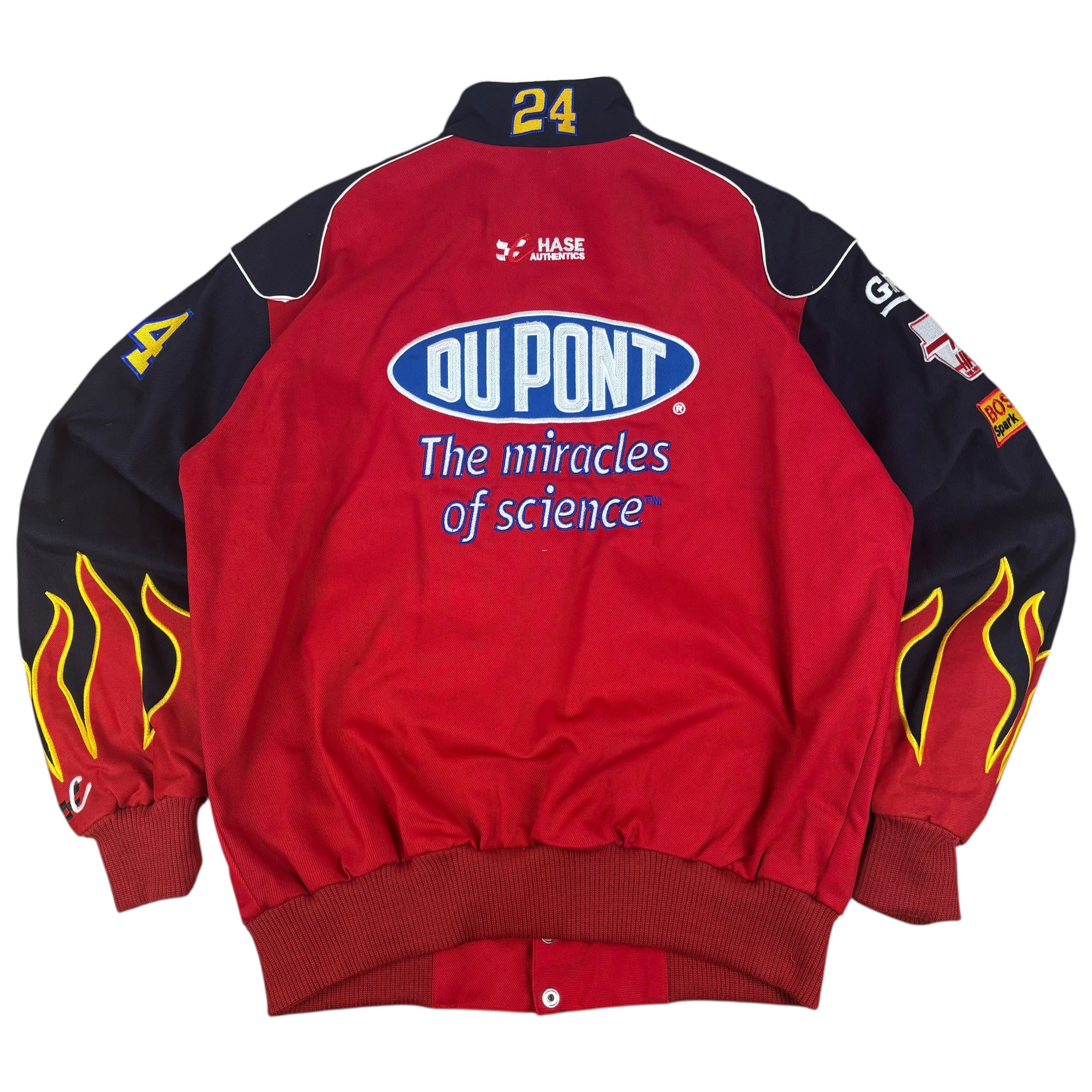 Chase Authentics DuPont Jeff Gordon NASCAR Racing Jacket (L)