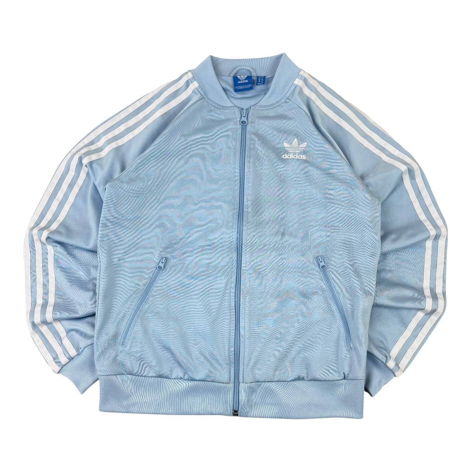 Adidas Baby Blue Bomber Track Jacket (Women’s S)