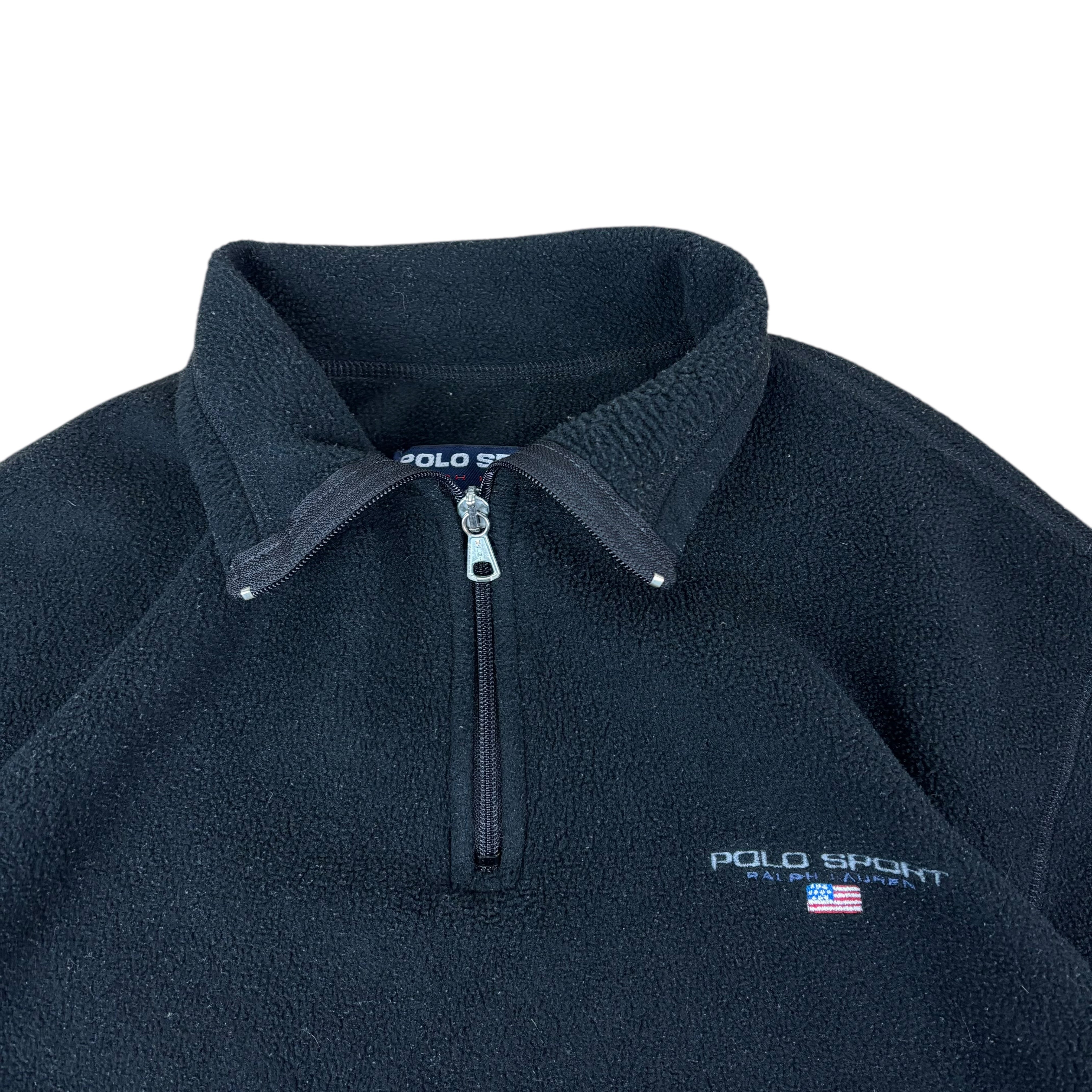 Polo Sport Ralph Lauren Black Q-Zip Fleece (M)