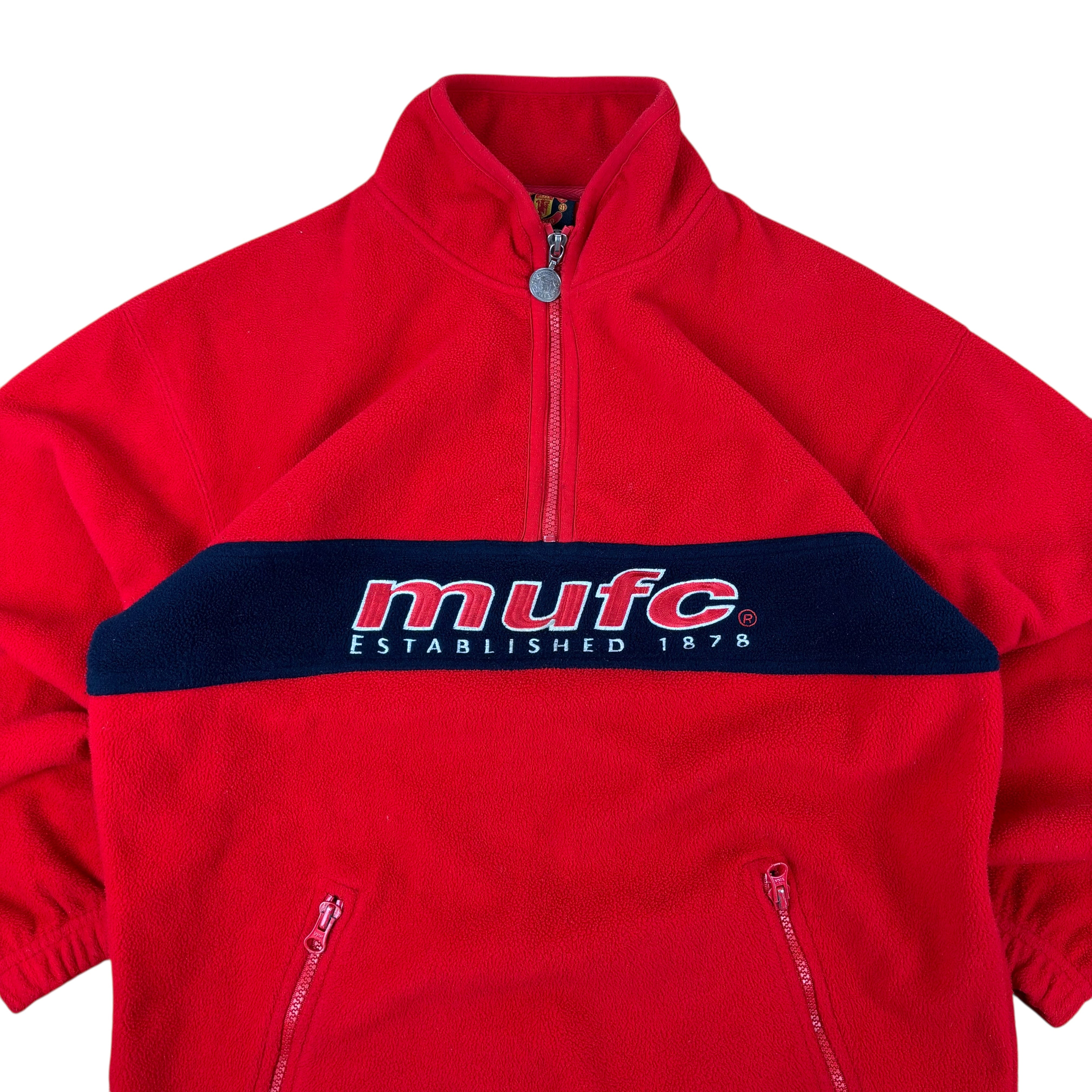Manchester United 90s Q-Zip Fleece (S)