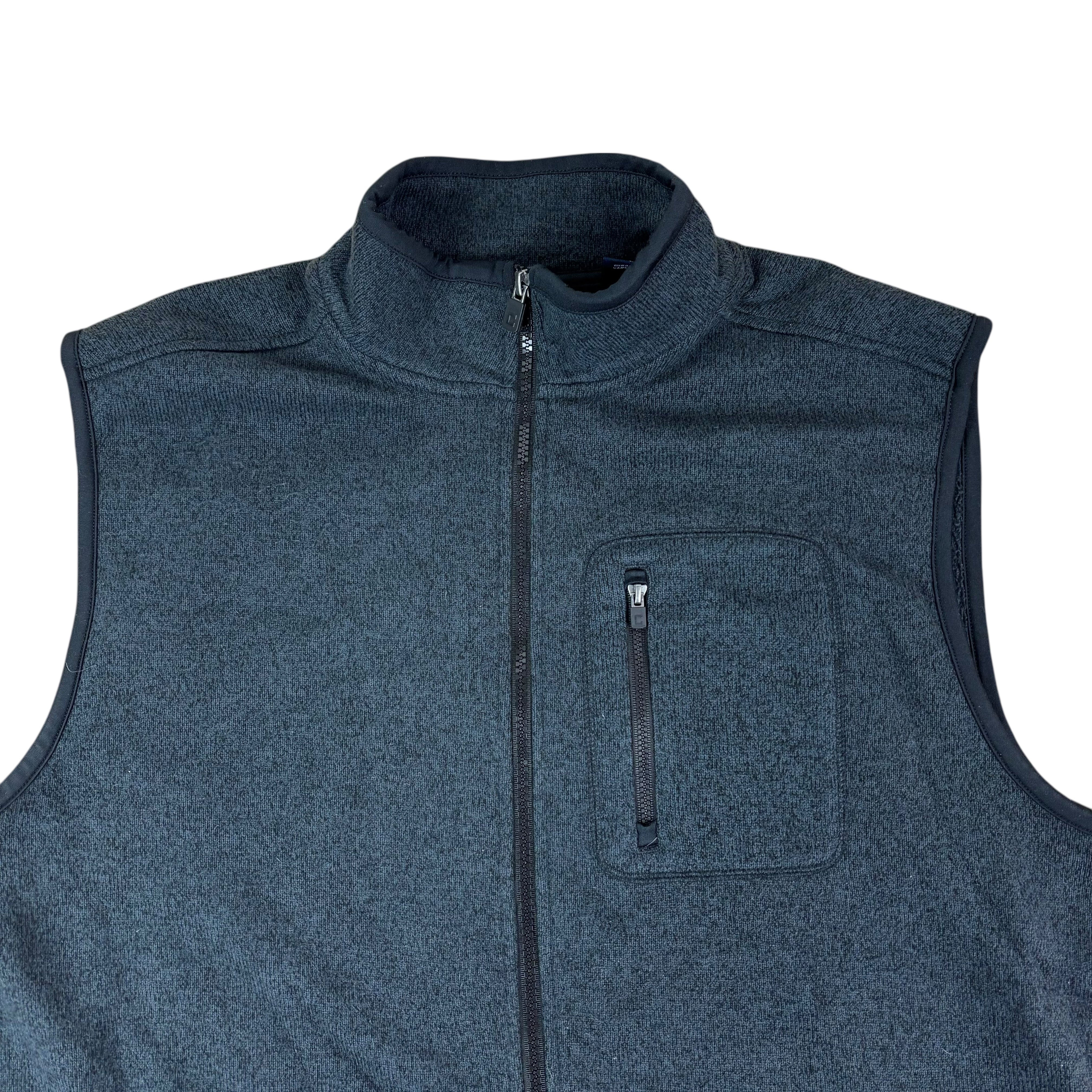 Chaps Ralph Lauren Grey Fleece Gilet (XL)