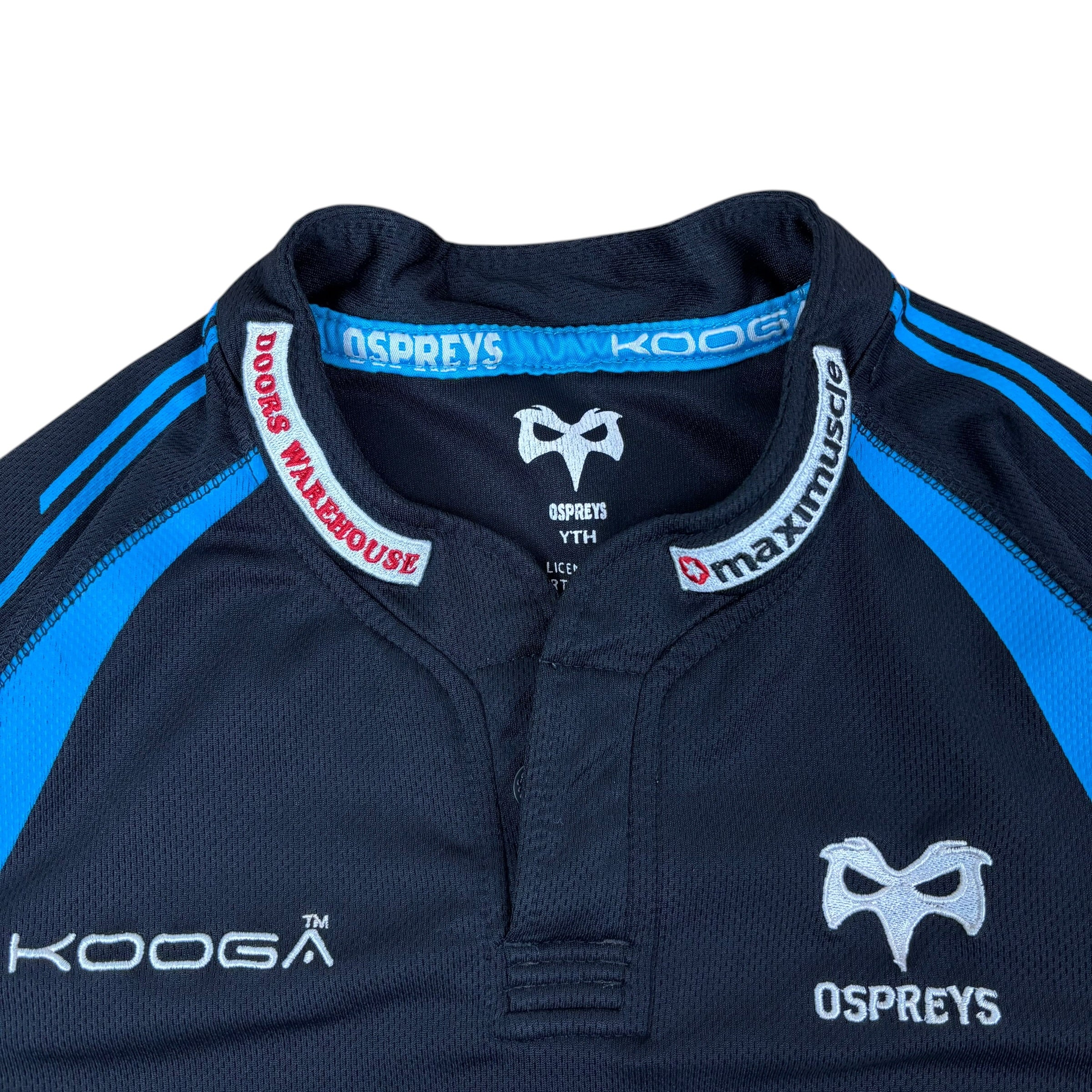 KooGa Neath-Swansea Ospreys Rugby 2011/12 Home Jersey (XS)