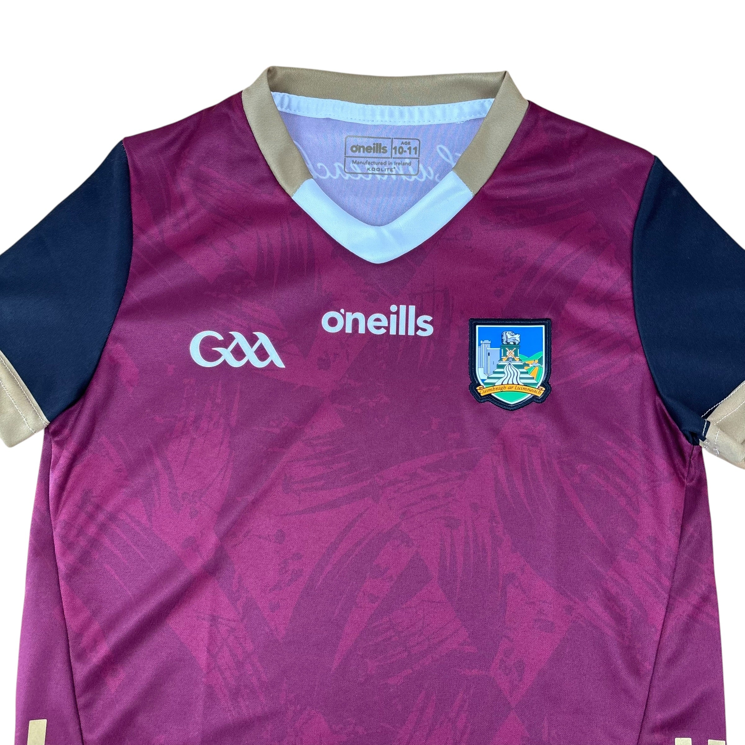 O’Neill Limerick GAA 2023/24 Alternate Jersey (10-11yrs)
