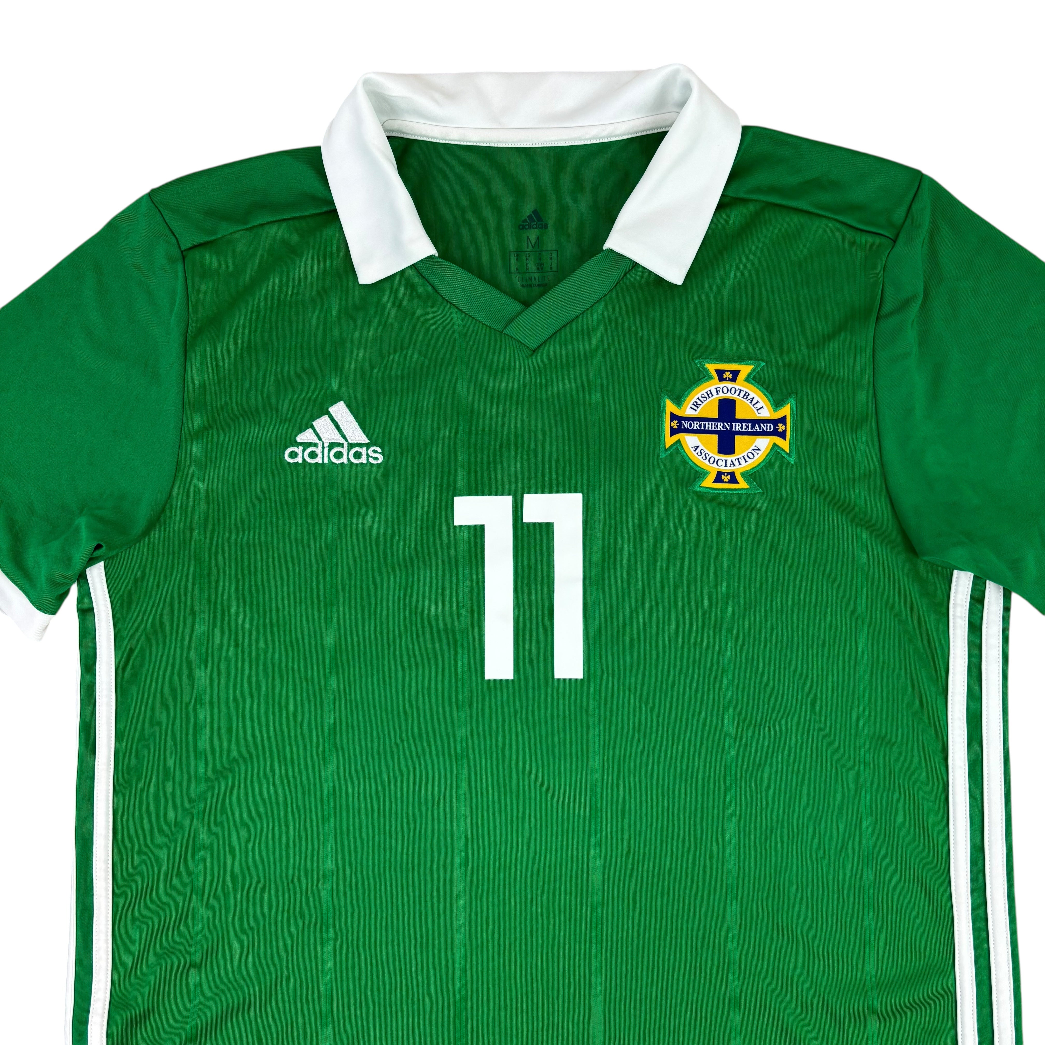Adidas Northern Ireland Football Association 2018/19 No.11 Home Jersey (M)
