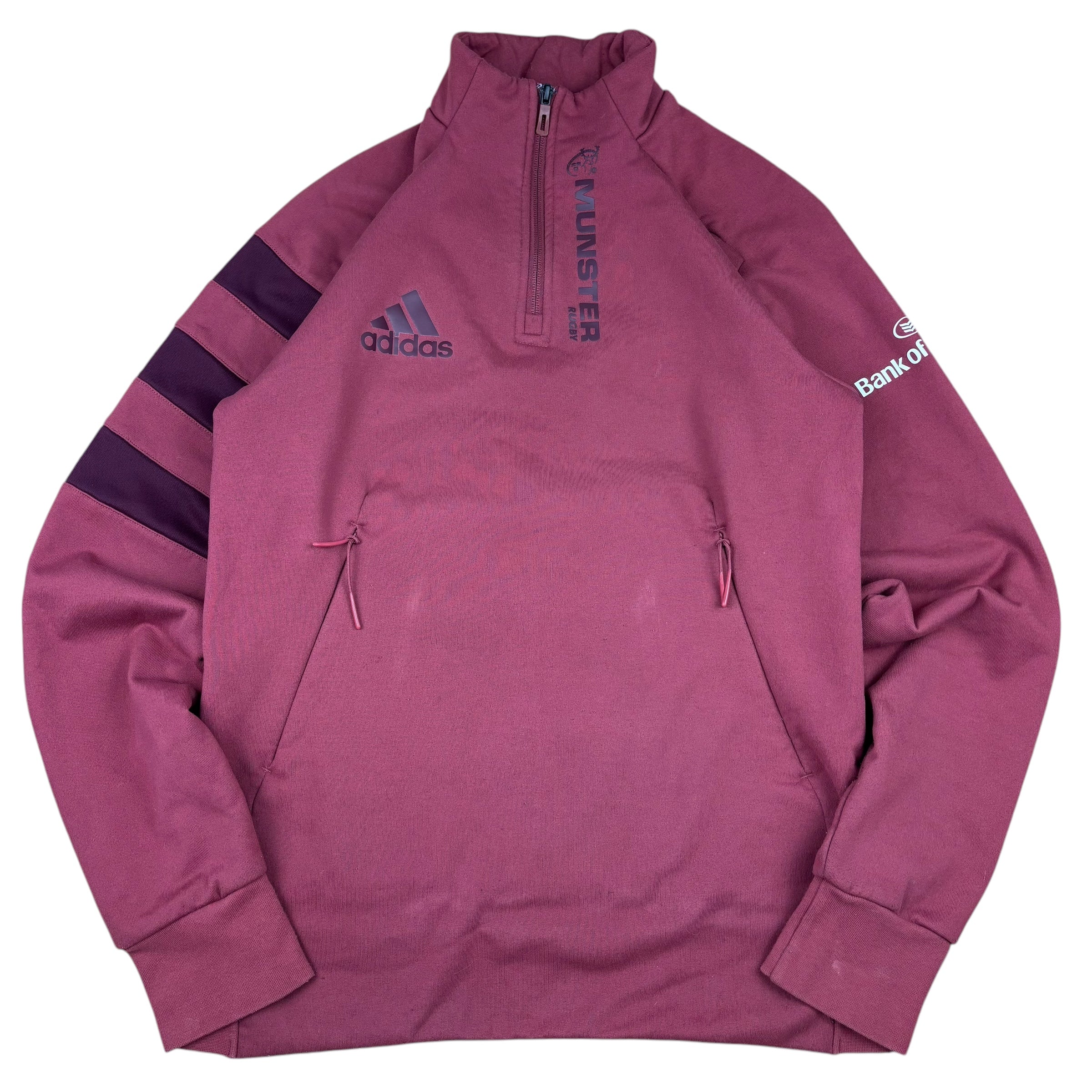 Adidas Munster Rugby 2020 Q-Zip Track Jacket (M)