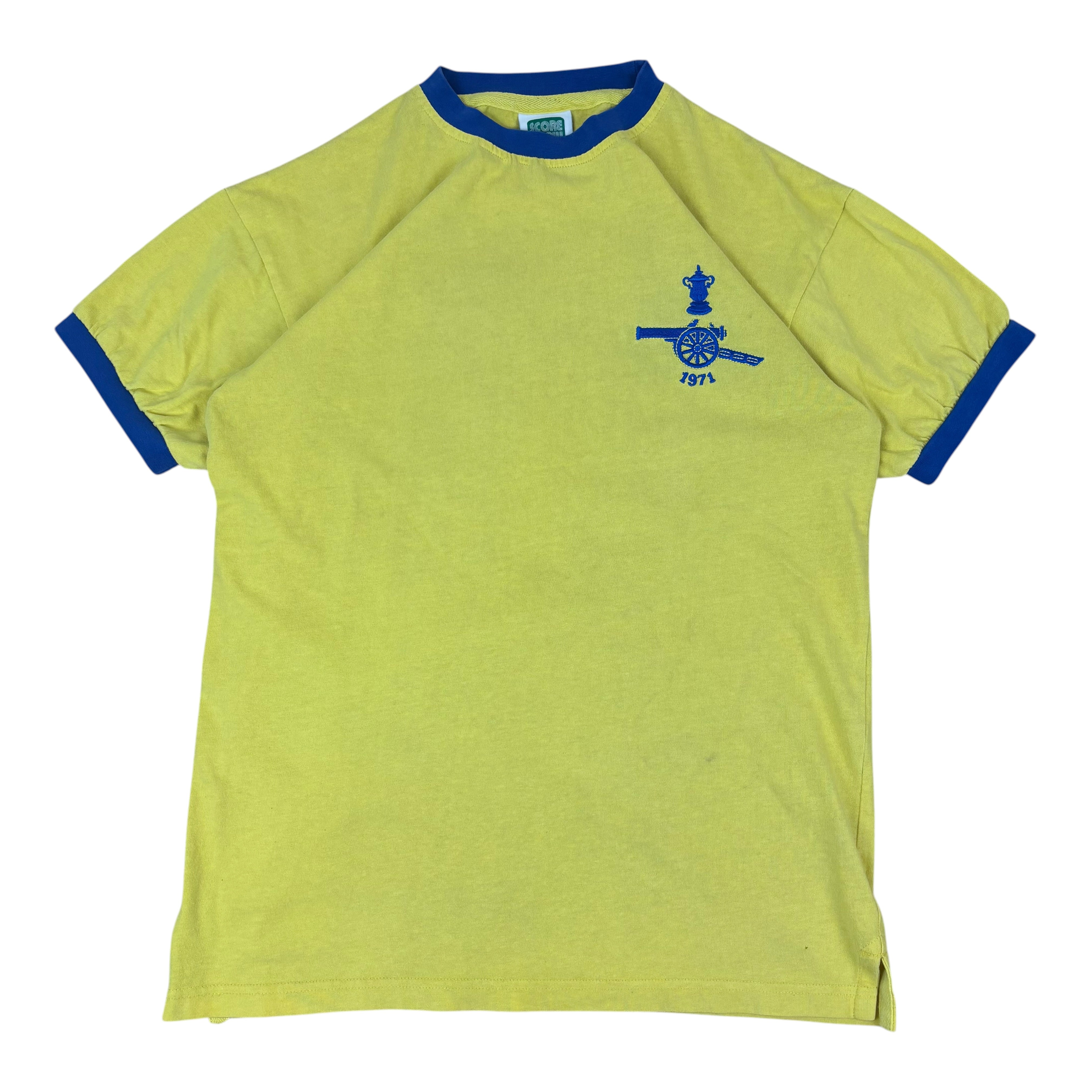 ScoreDraw Arsenal FC 1971 FA Cup No.11 Official Retro Away Jersey (S)