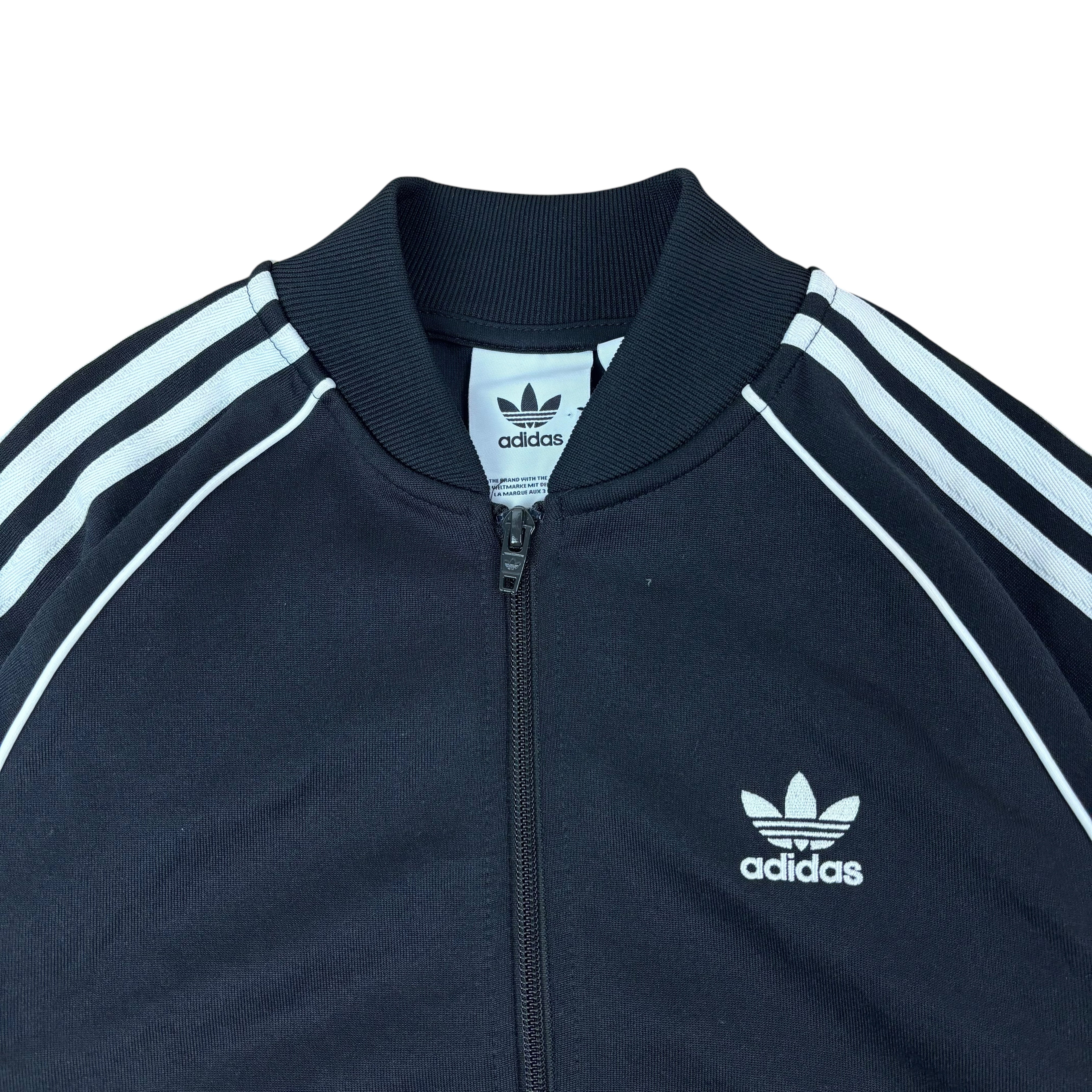 Adidas Black Bomber Track Jacket (S)