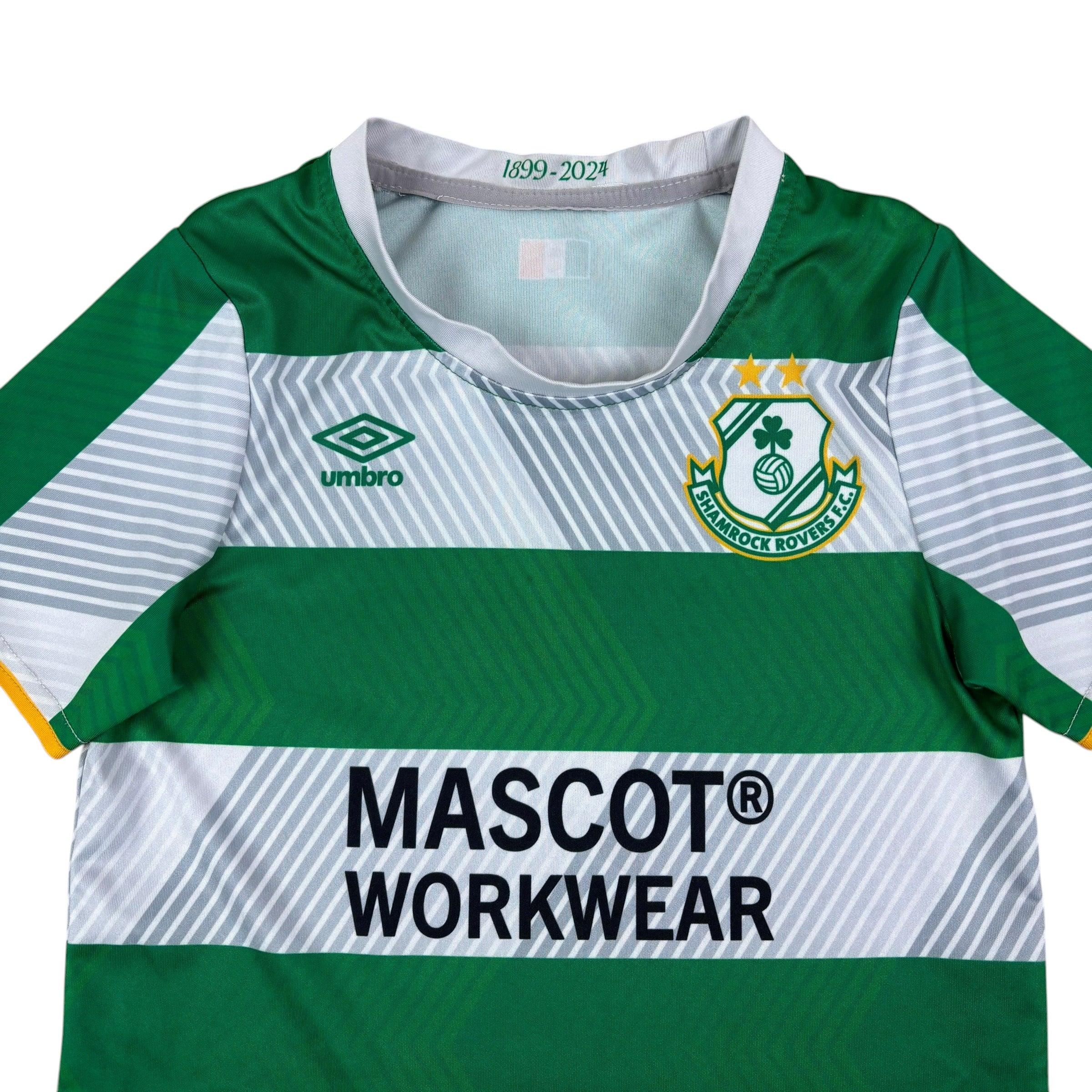 Umbro Shamrock Rovers 2024/25 Home Jersey (3-5yrs)