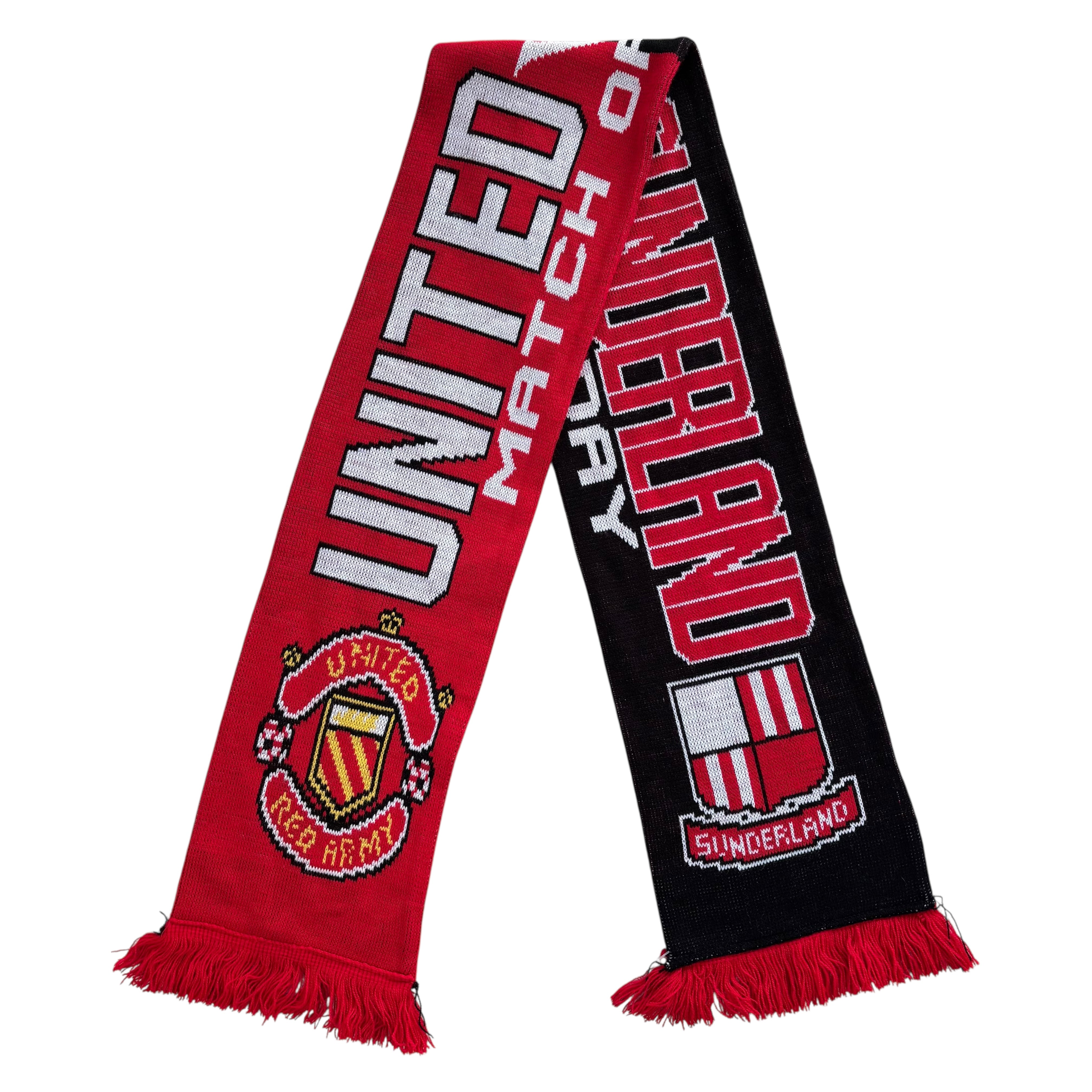 Manchester United FC x Sunderland AFC Match of the Day Football Scarf