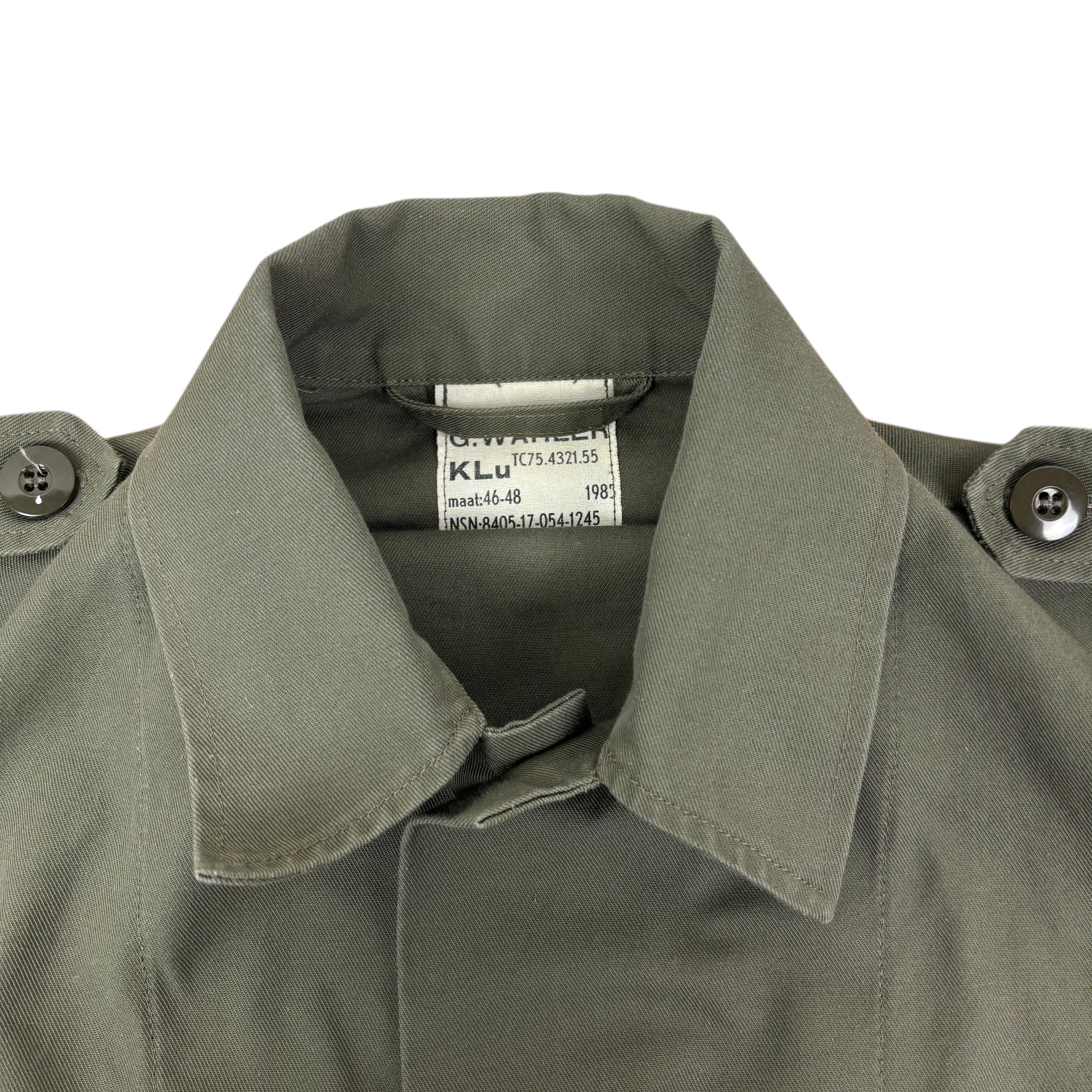 G.Wahler KLu Dutch Air Force 80s Cold War Field Jacket (M)