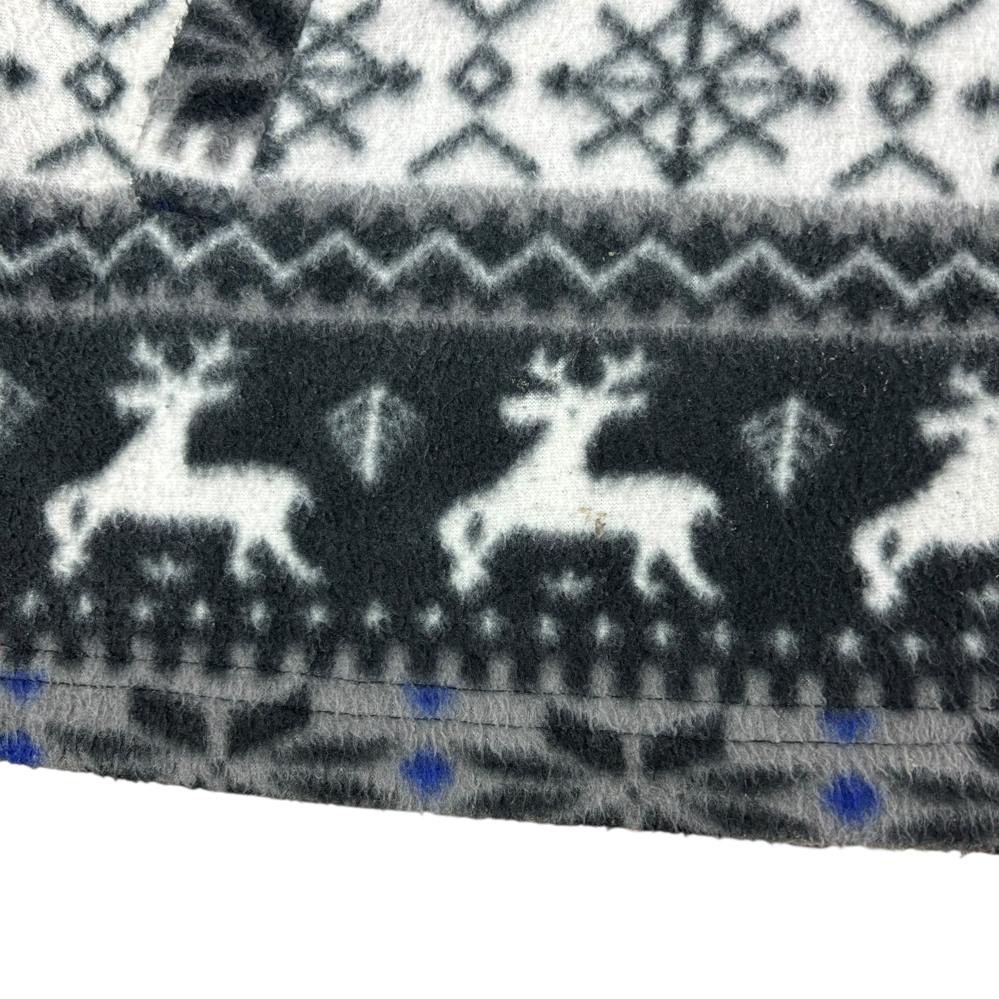 Latino Fashion Reindeer Pattern Fleece (XL)