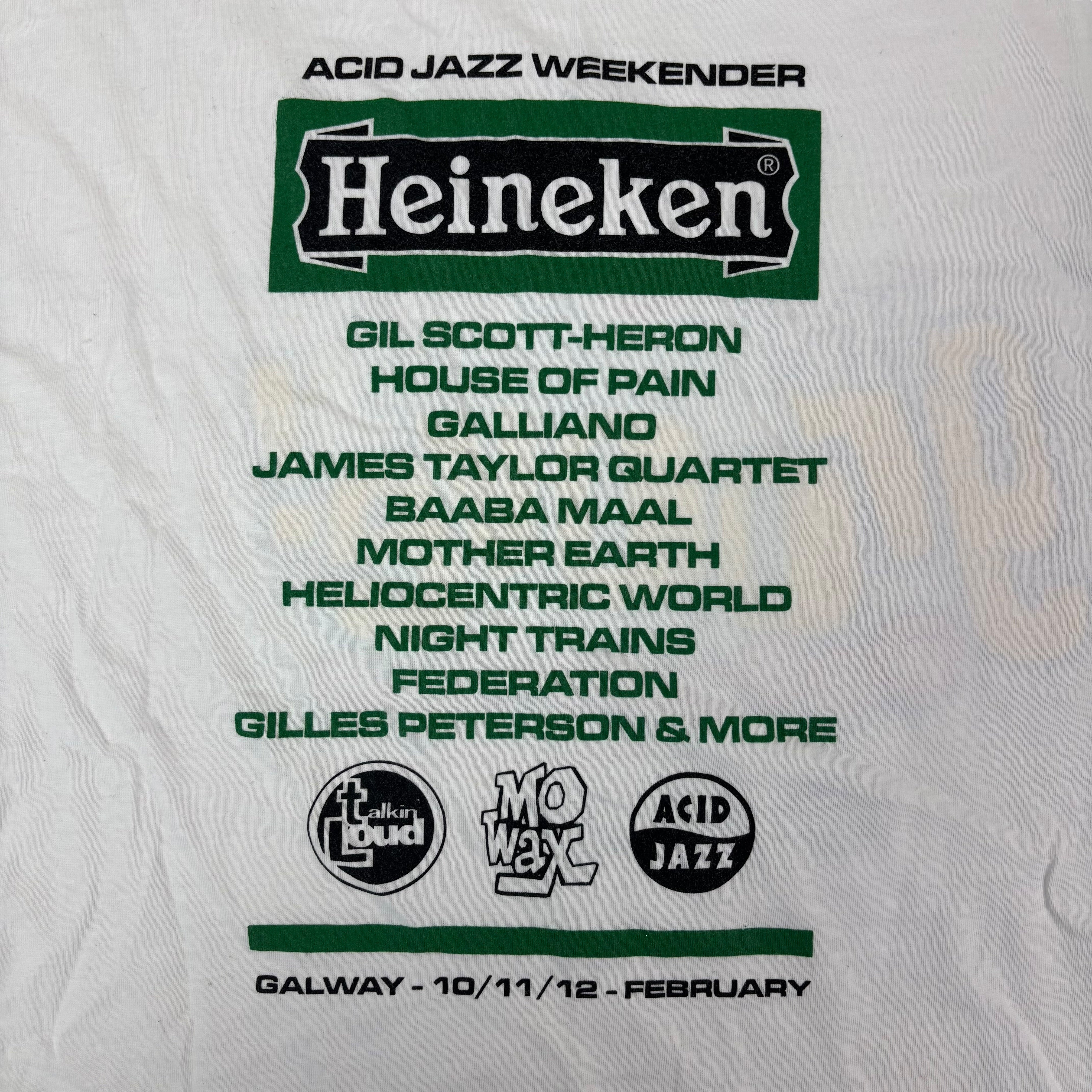 90s Heineken Groove Weekender Galway Tee (XL)