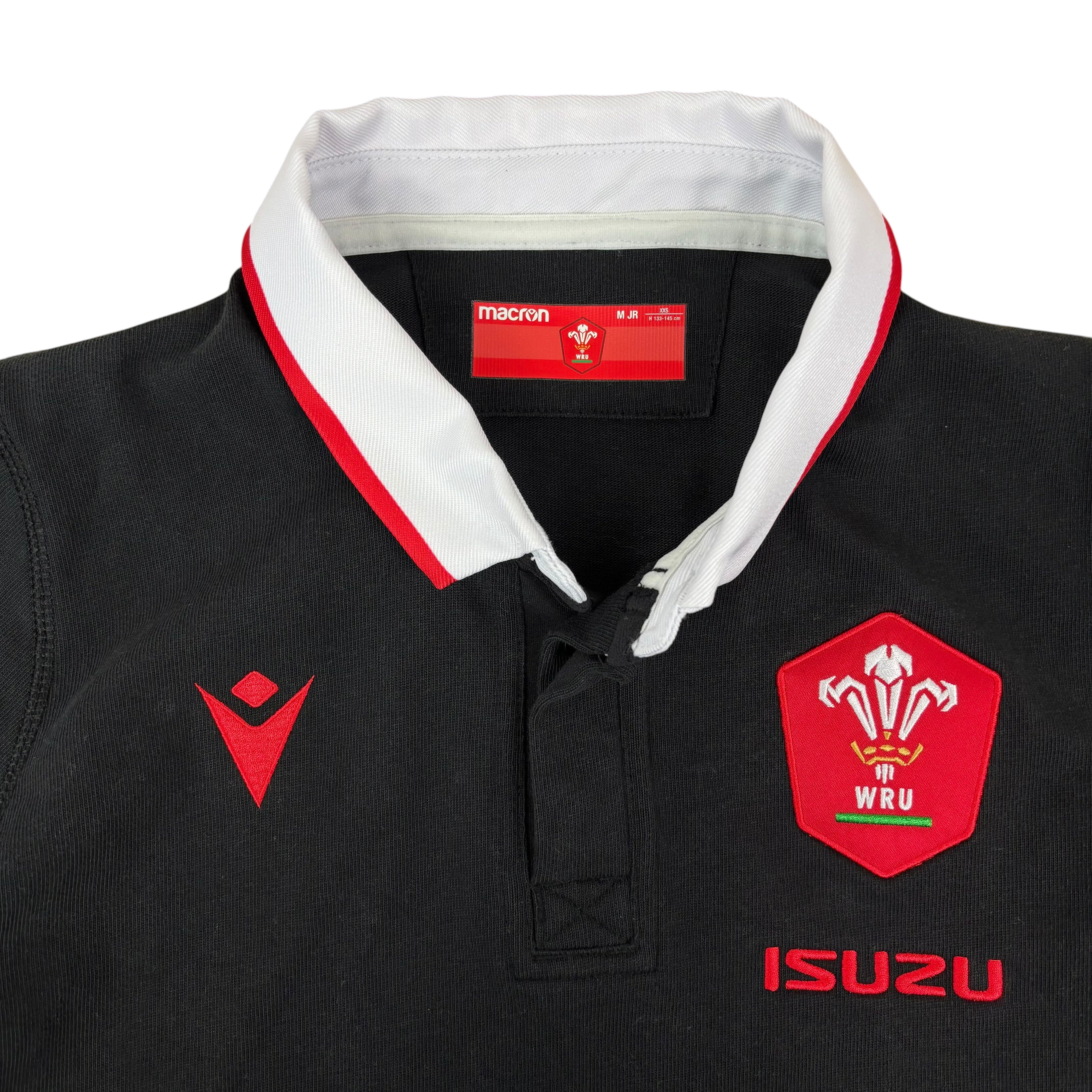 Macron Wales Rugby WRU 2020/21 LS Alternate Jersey (9-10yrs)