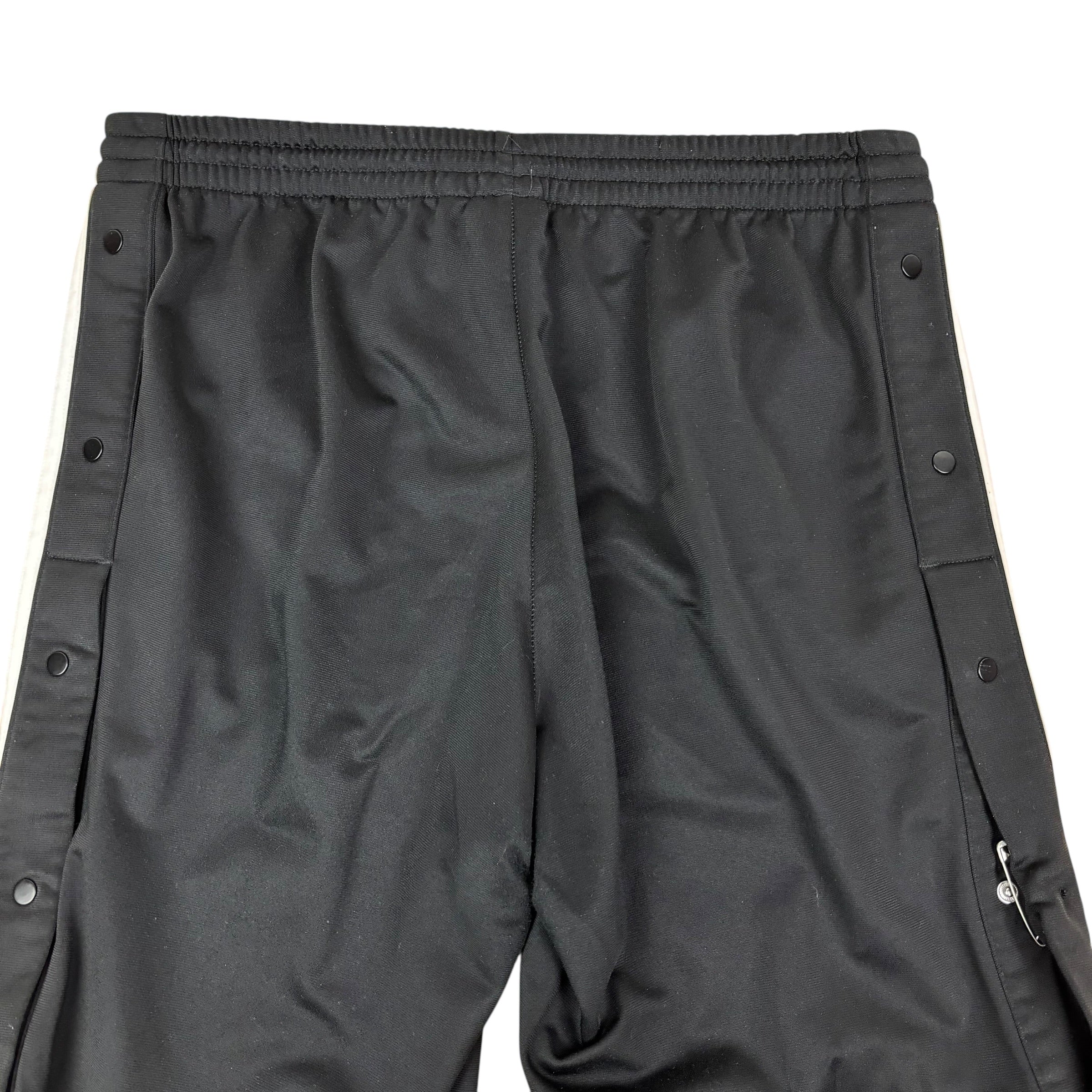 Adidas Black Side-Snap Track Pants (XL)