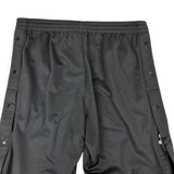Adidas Black Side-Snap Track Pants (XL)