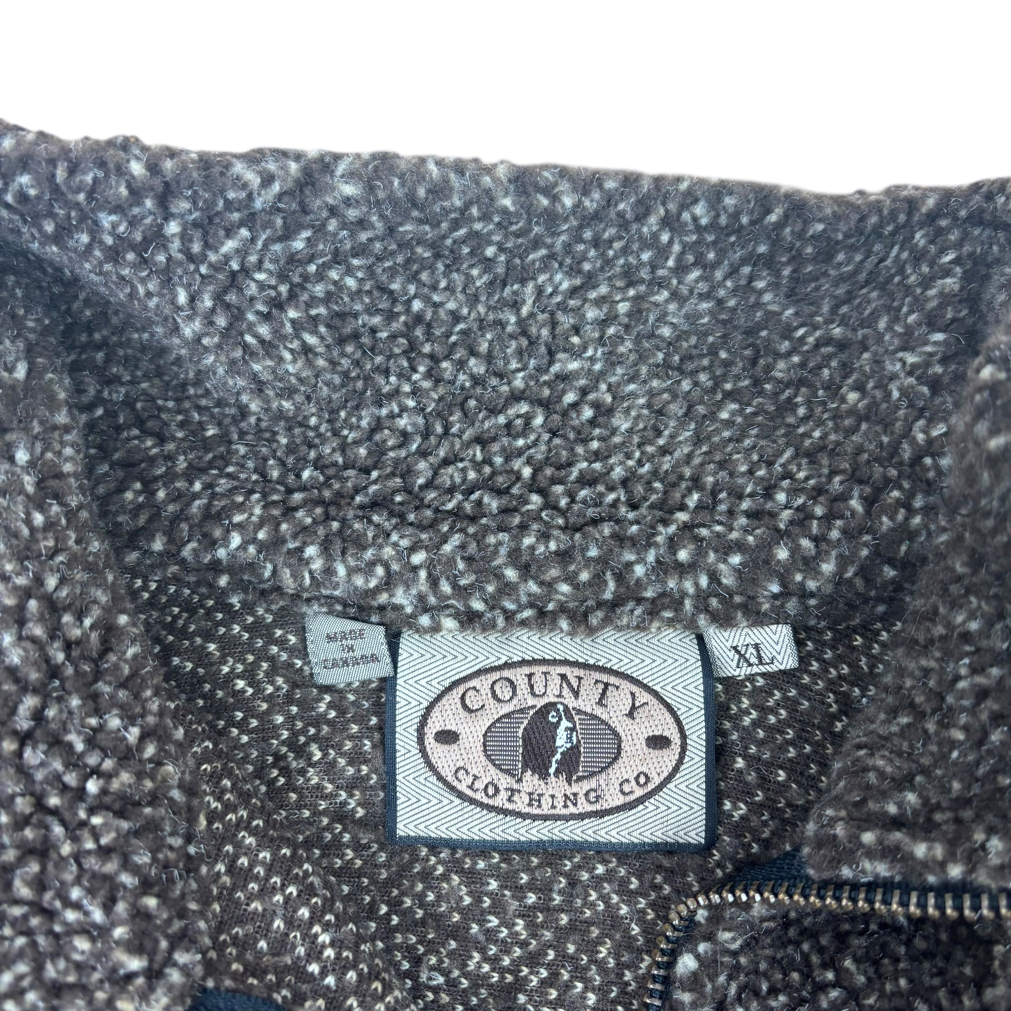 County Clothing Co. Brown Fleece (XL)