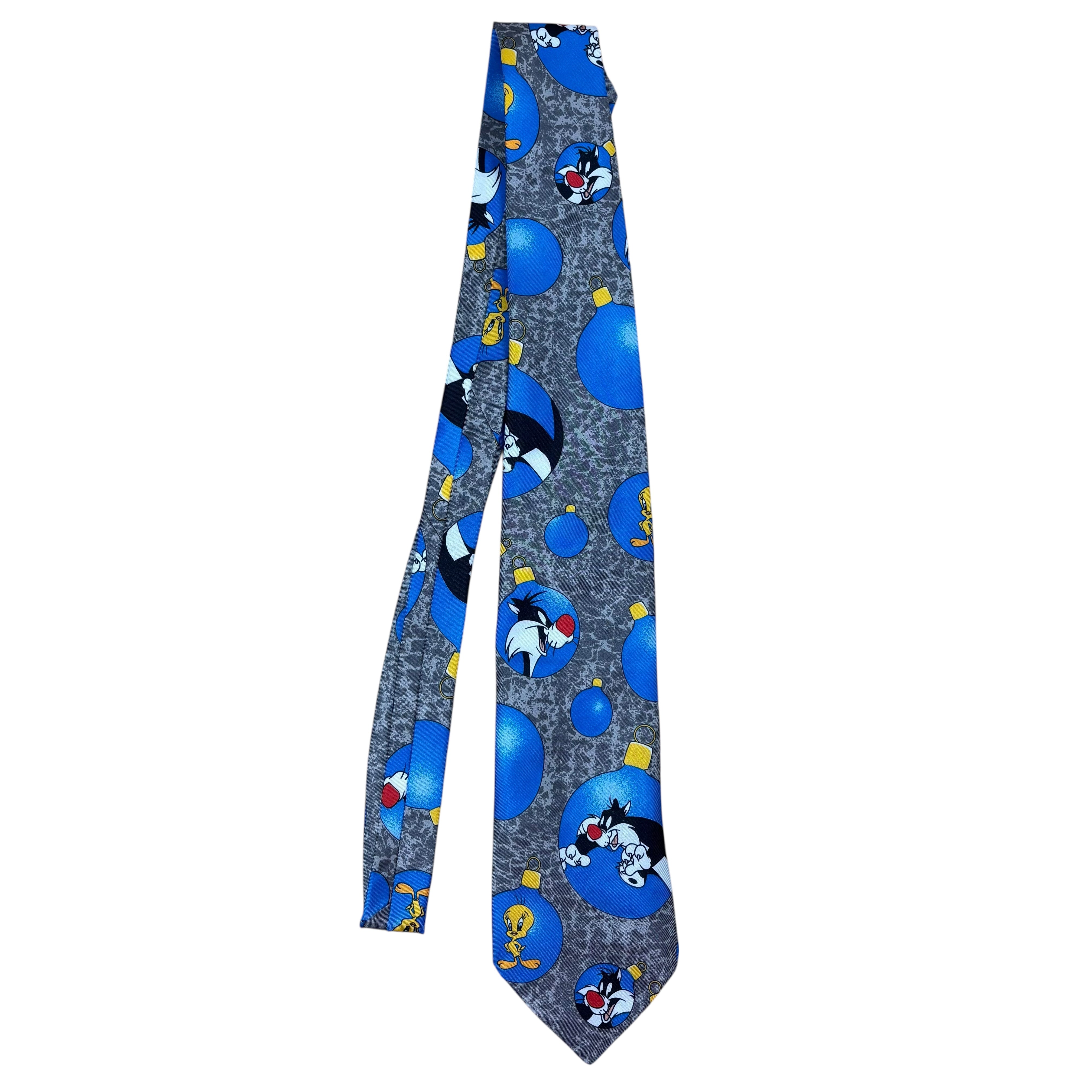 Warner Bros. Looney Tunes Tweety & Sylvester 1999 Bauble Tie